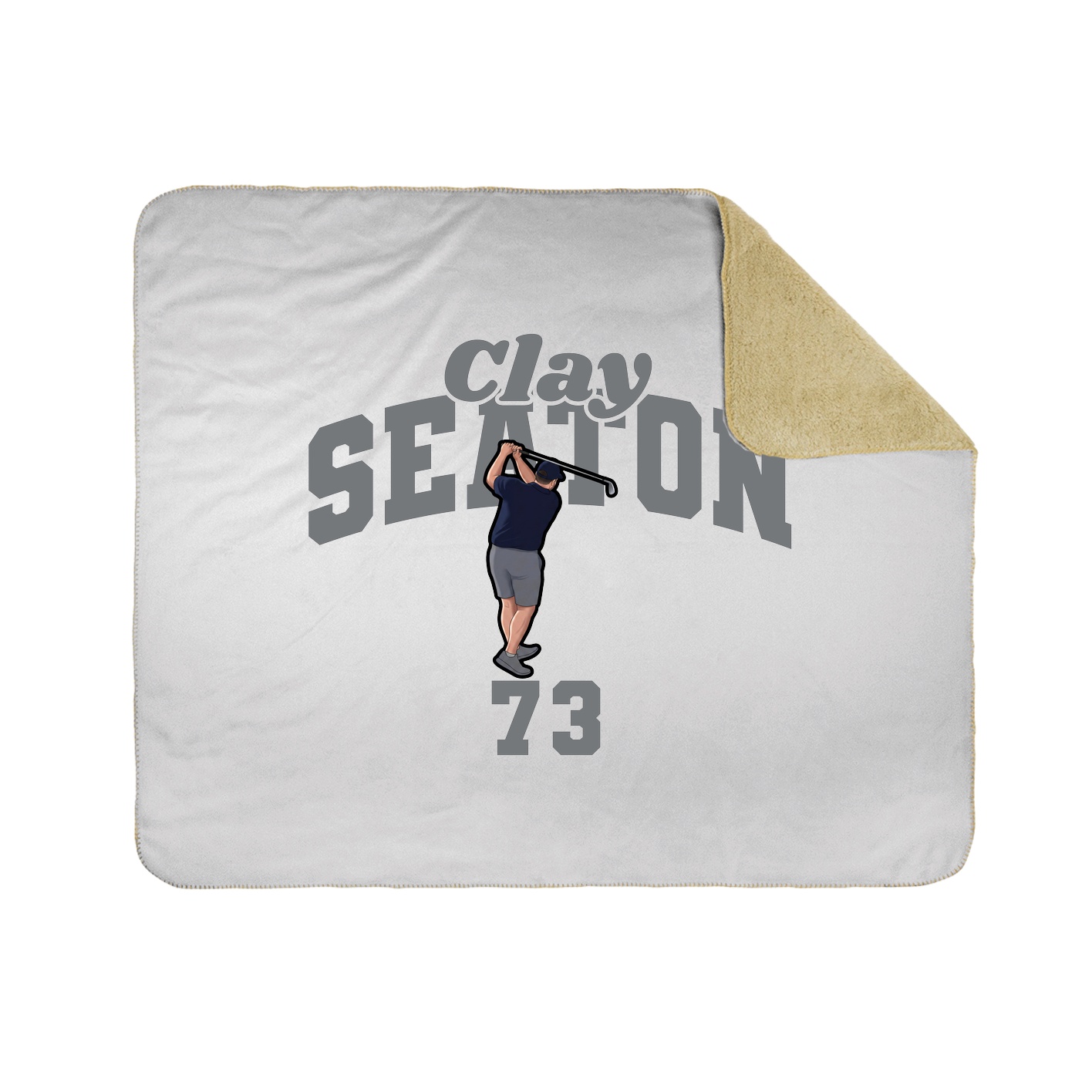Throw Blanket — Signature Arch in White