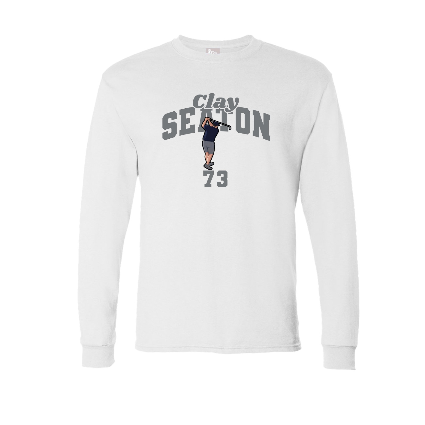 Long Sleeve Tee — Signature Arch in White