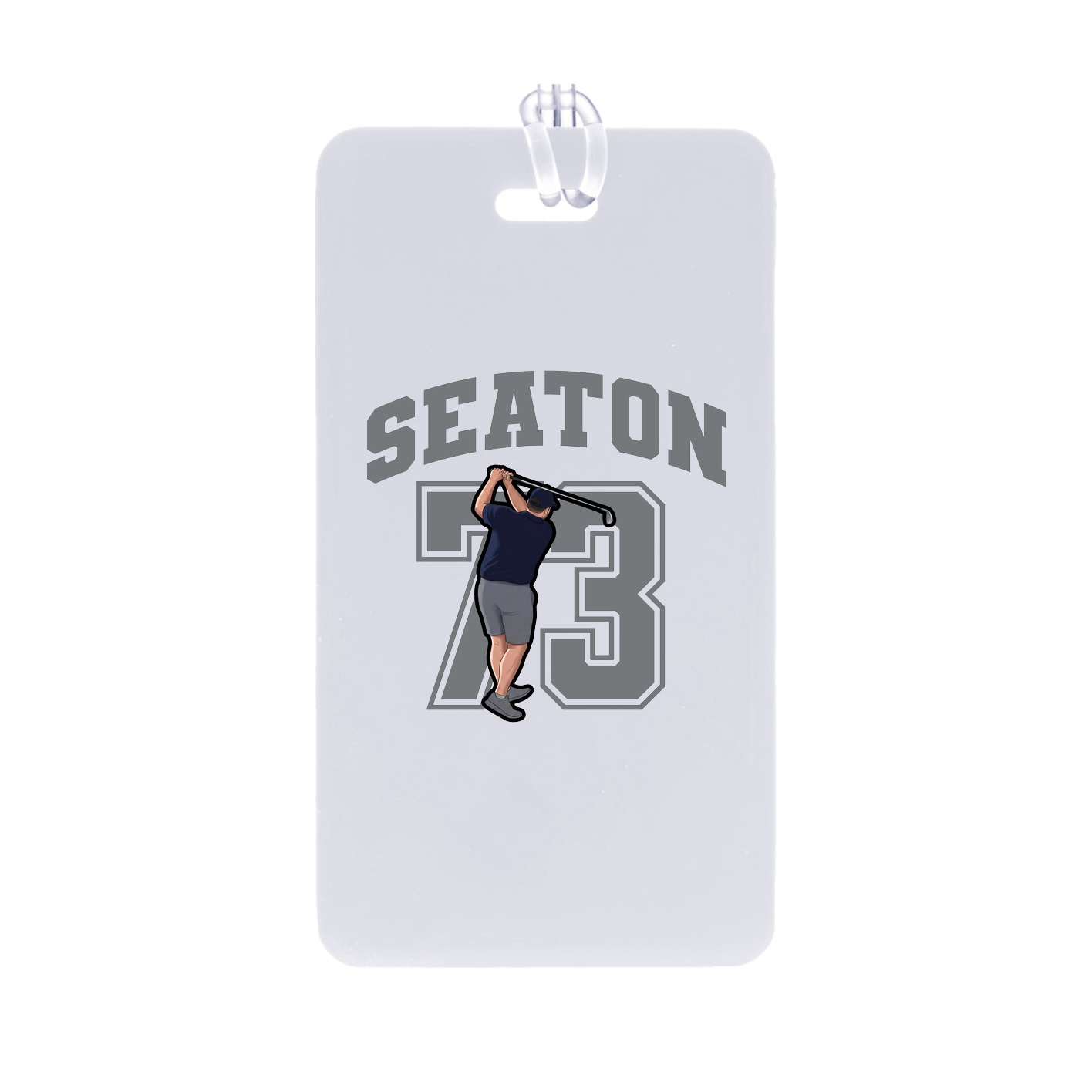 Bag Tag — Number in Classic
