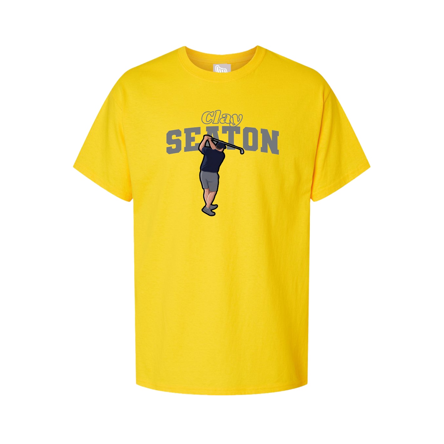 Youth Tee — Name Arch in Gold