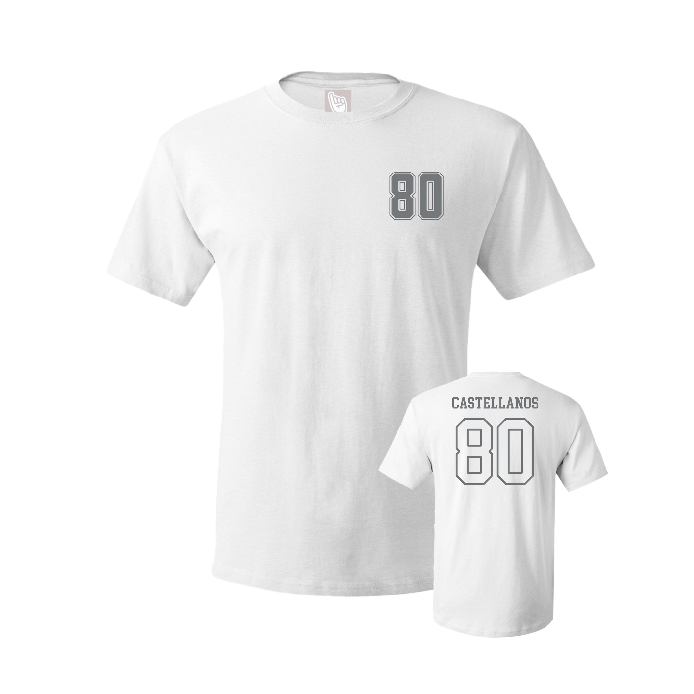 Tee — Chest Back in White