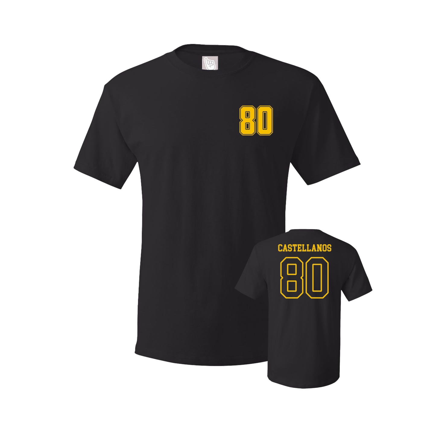 Youth Tee — Chest Back in Black