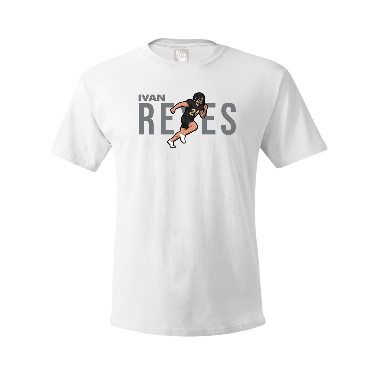 Youth Tee — Player Name in White
