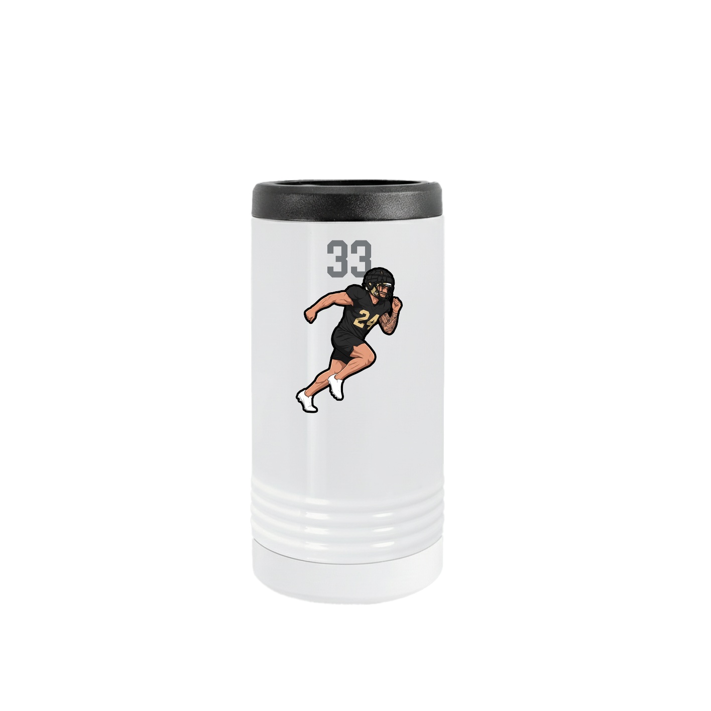 Slim Beverage Holder — Number Top in White