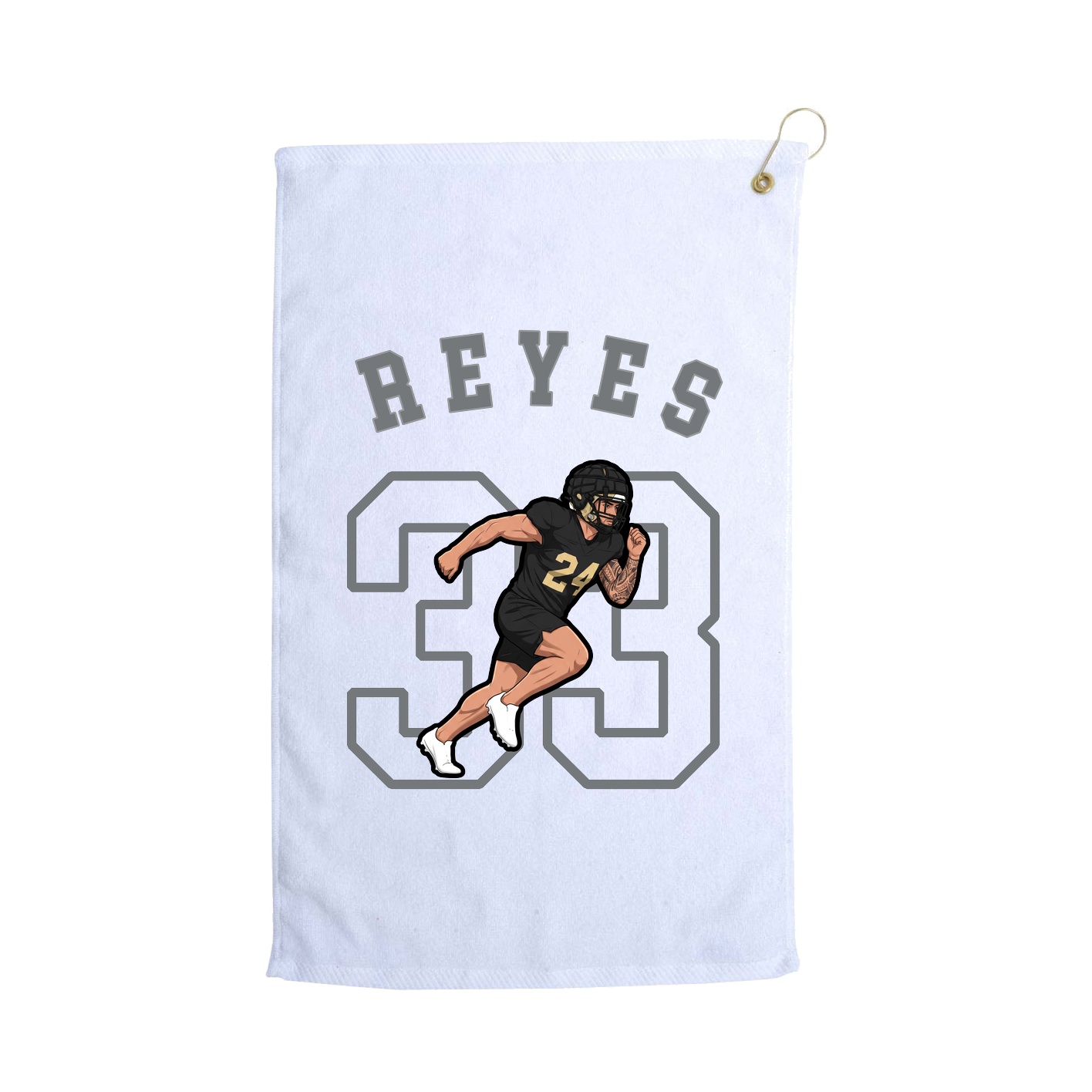 Golf Towel — Shirsey Arch in White