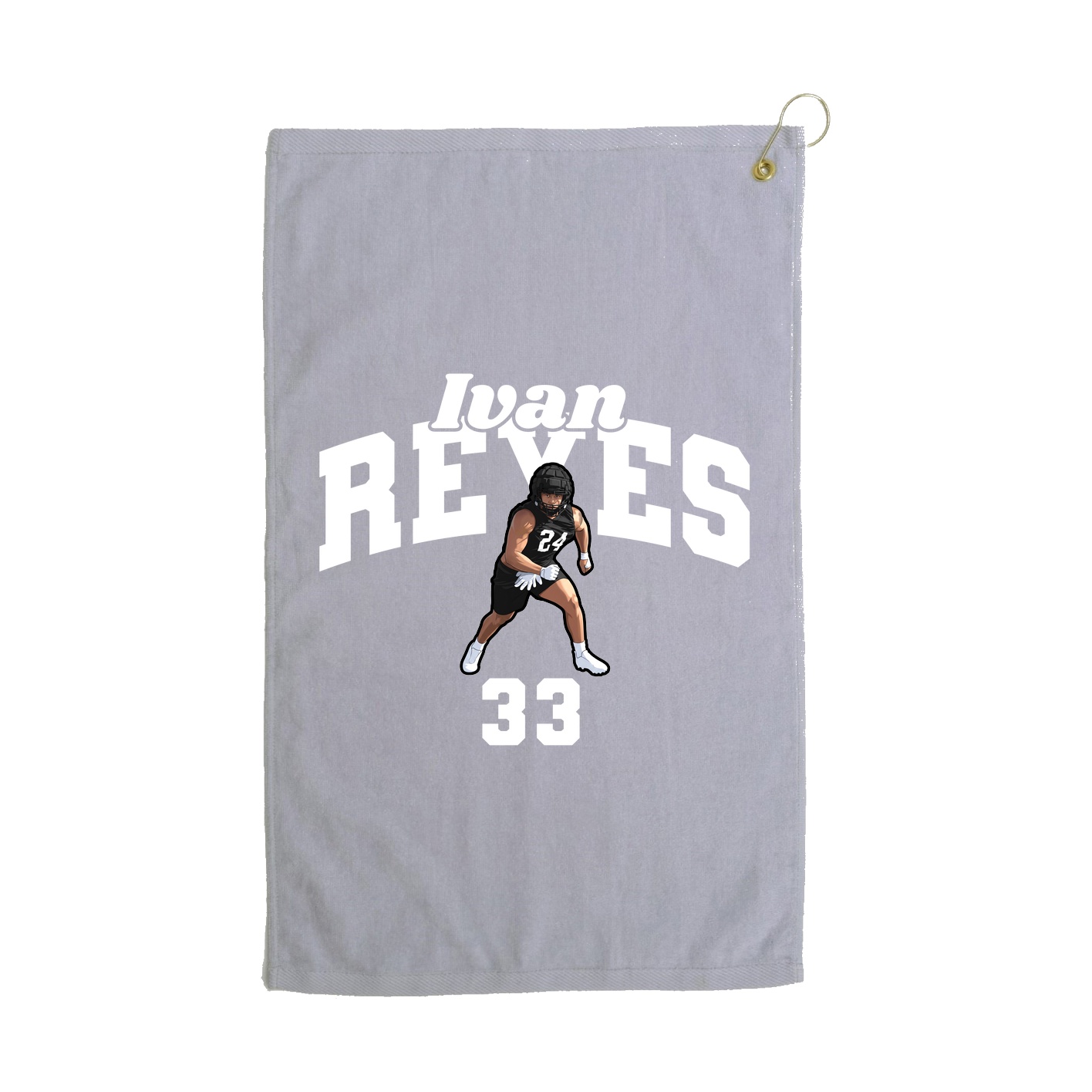 Golf Towel — Signature Arch in Grey