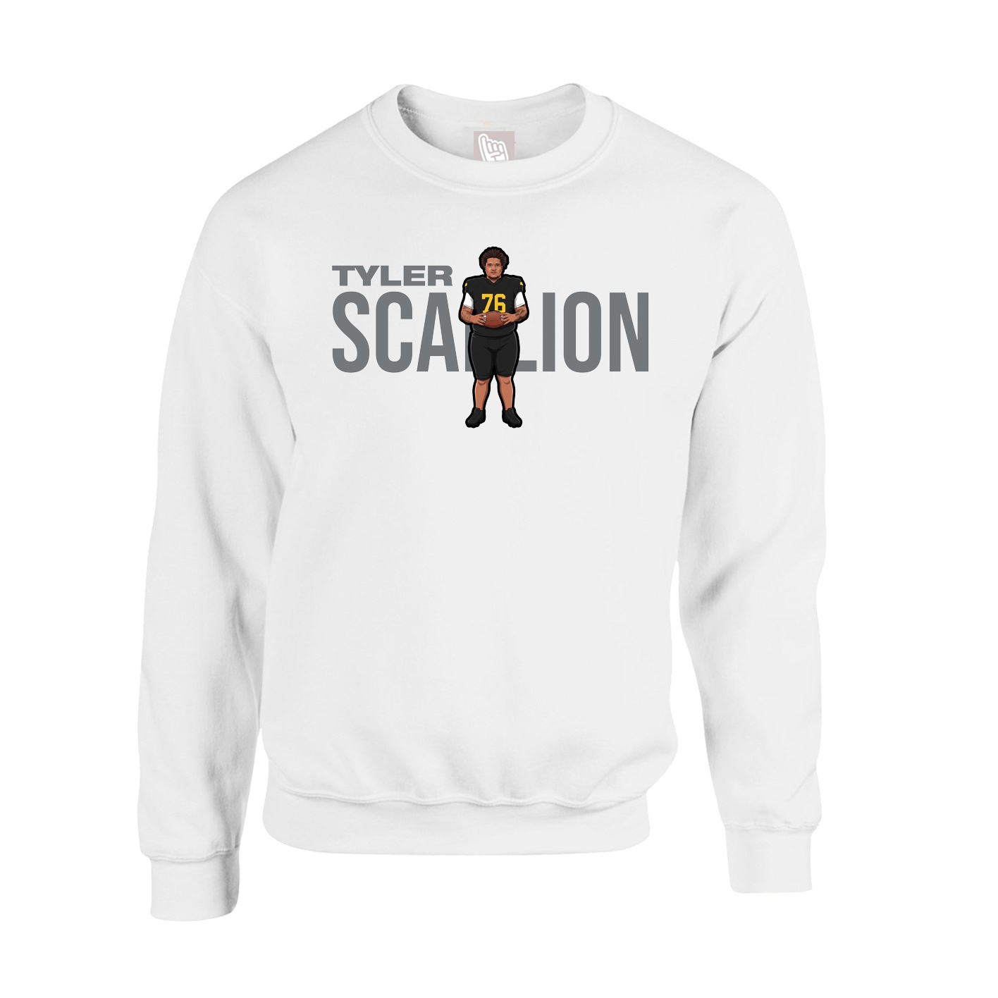 Fleece Crew — Player Name in White
