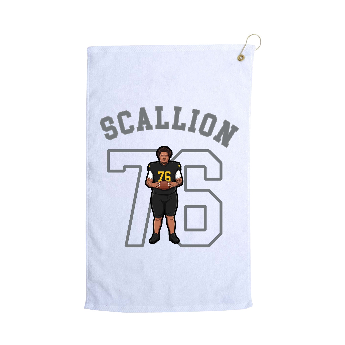 Golf Towel — Shirsey Arch in White