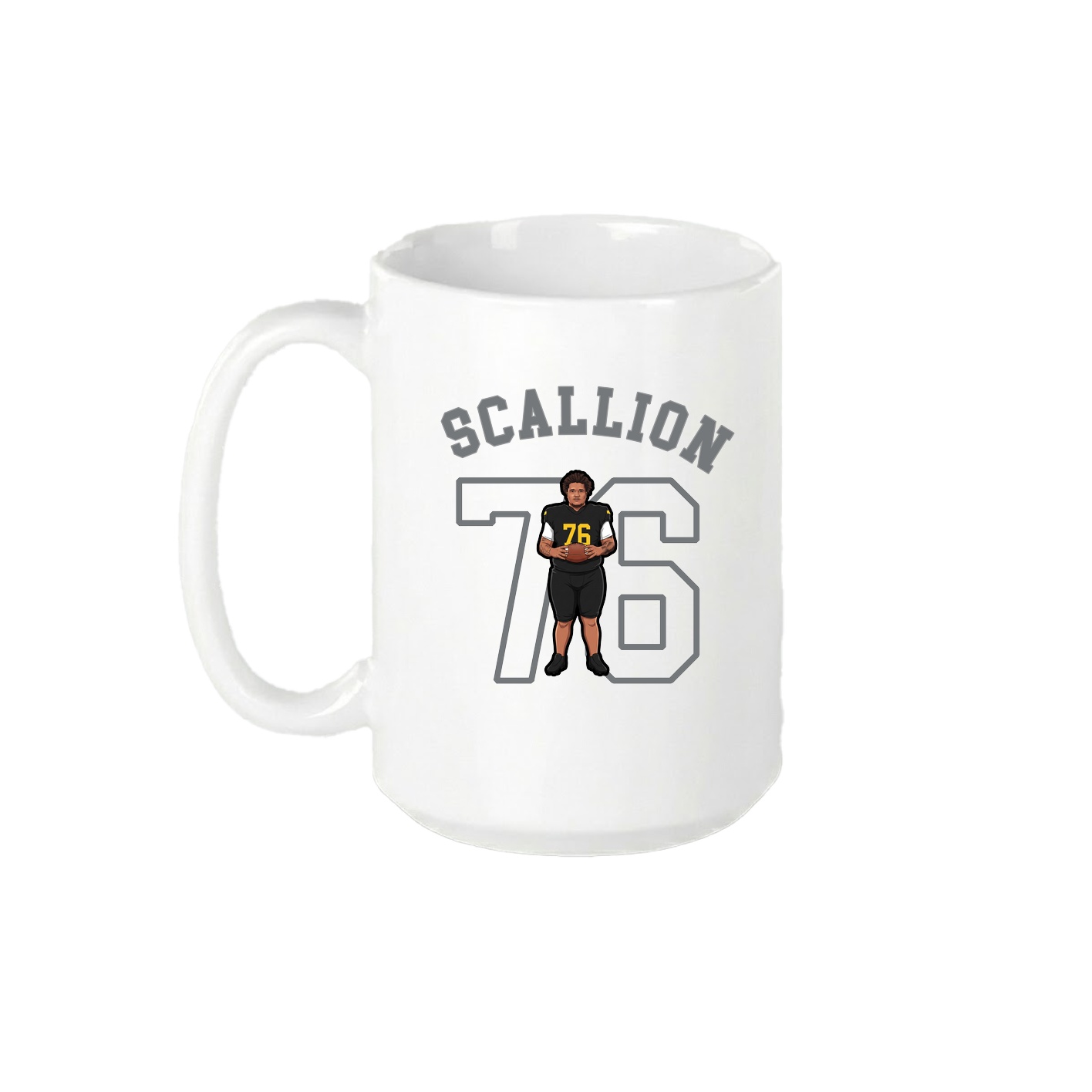 15oz Coffee Mug — Shirsey Arch in White