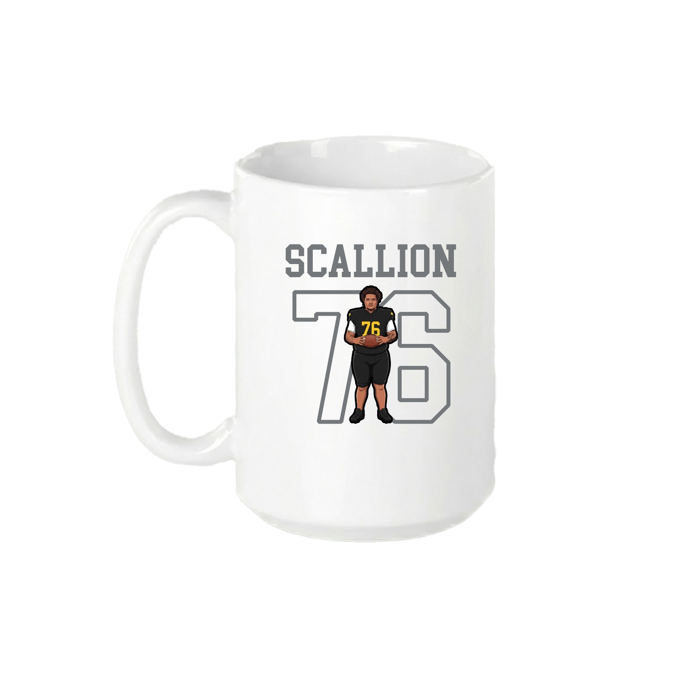 15oz Coffee Mug — Shirsey in White