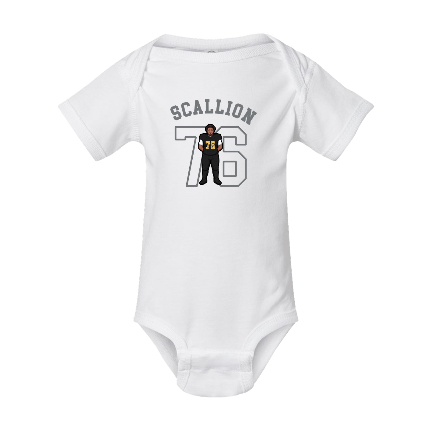 Baby Onesie — Shirsey Arch in White