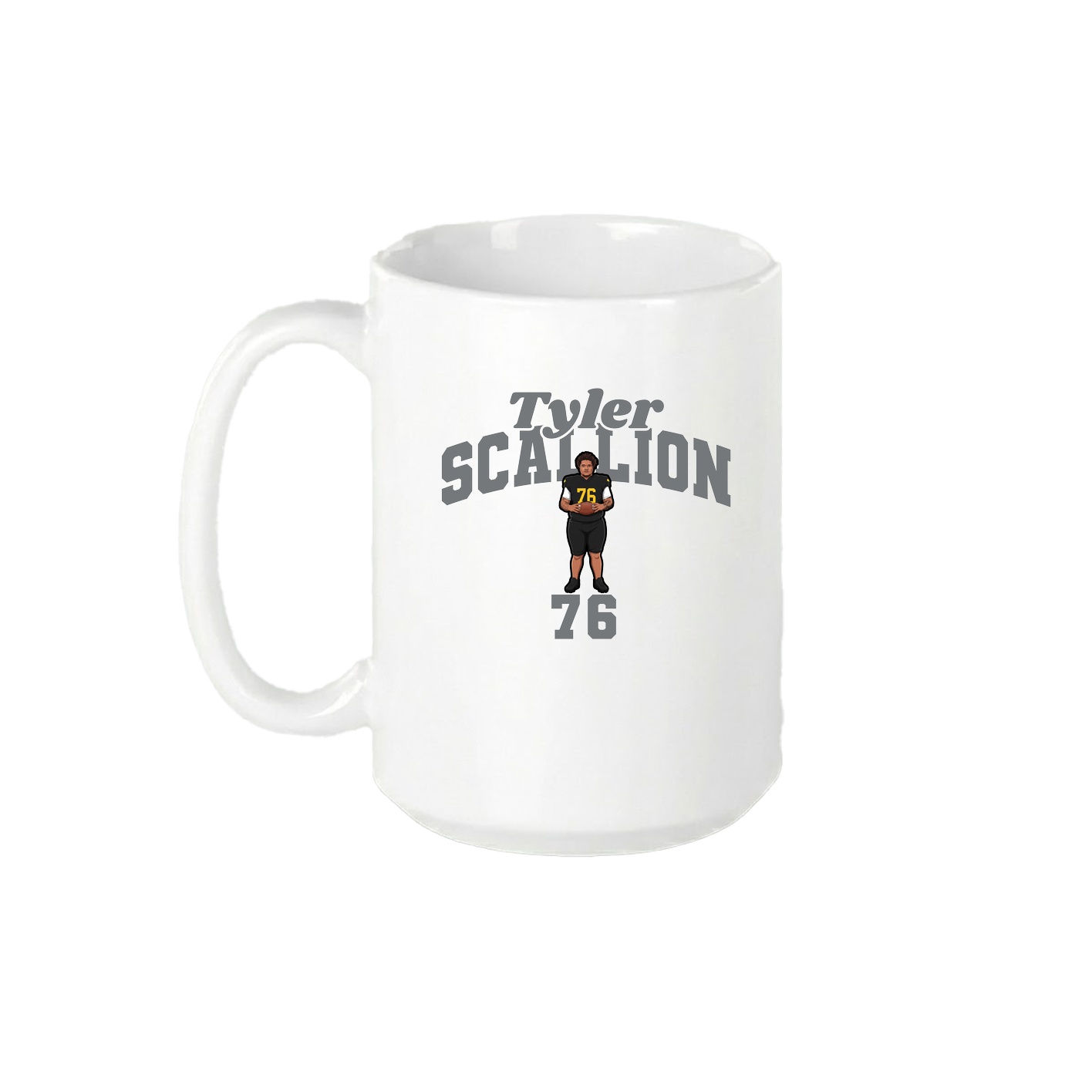 15oz Coffee Mug — Signature Arch in White