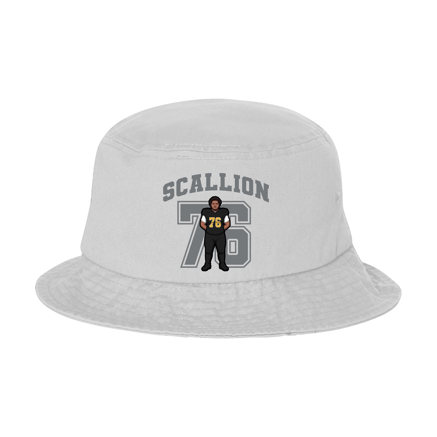 Bucket Cap — Number in White