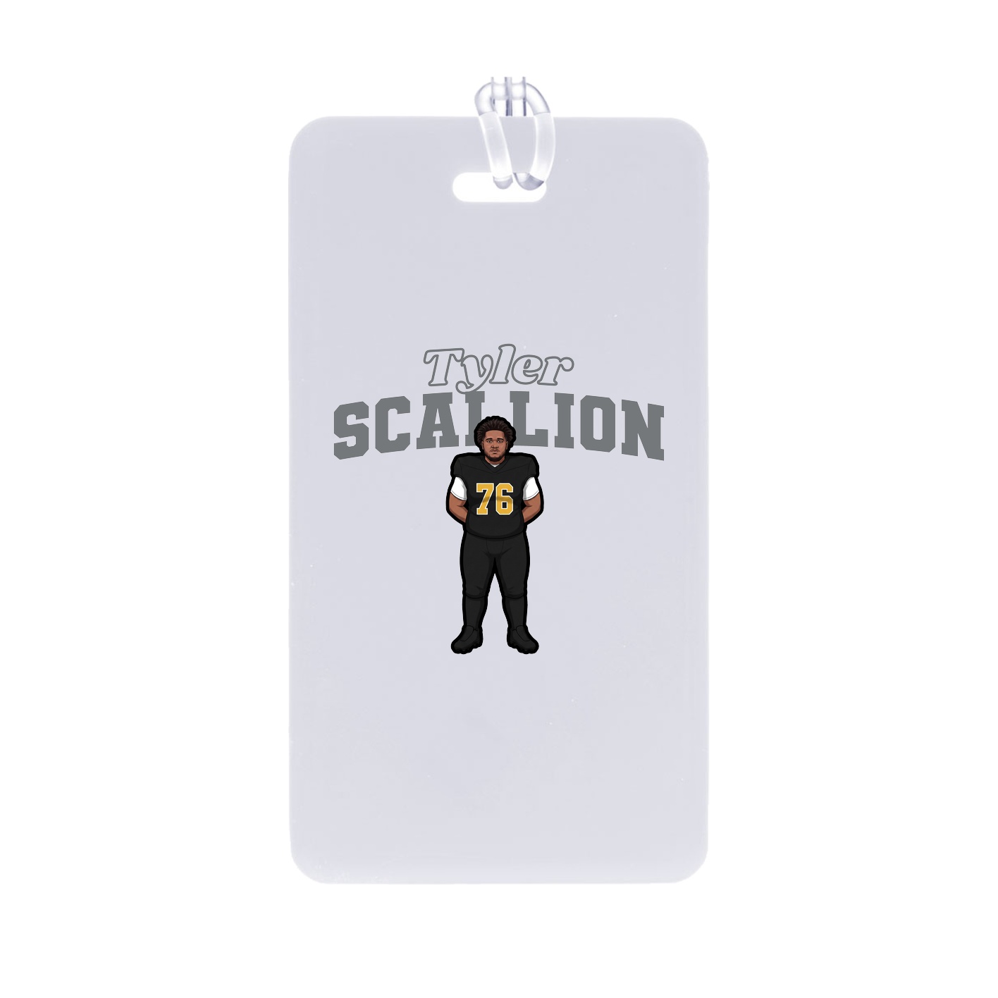 Bag Tag — Name Arch in Classic
