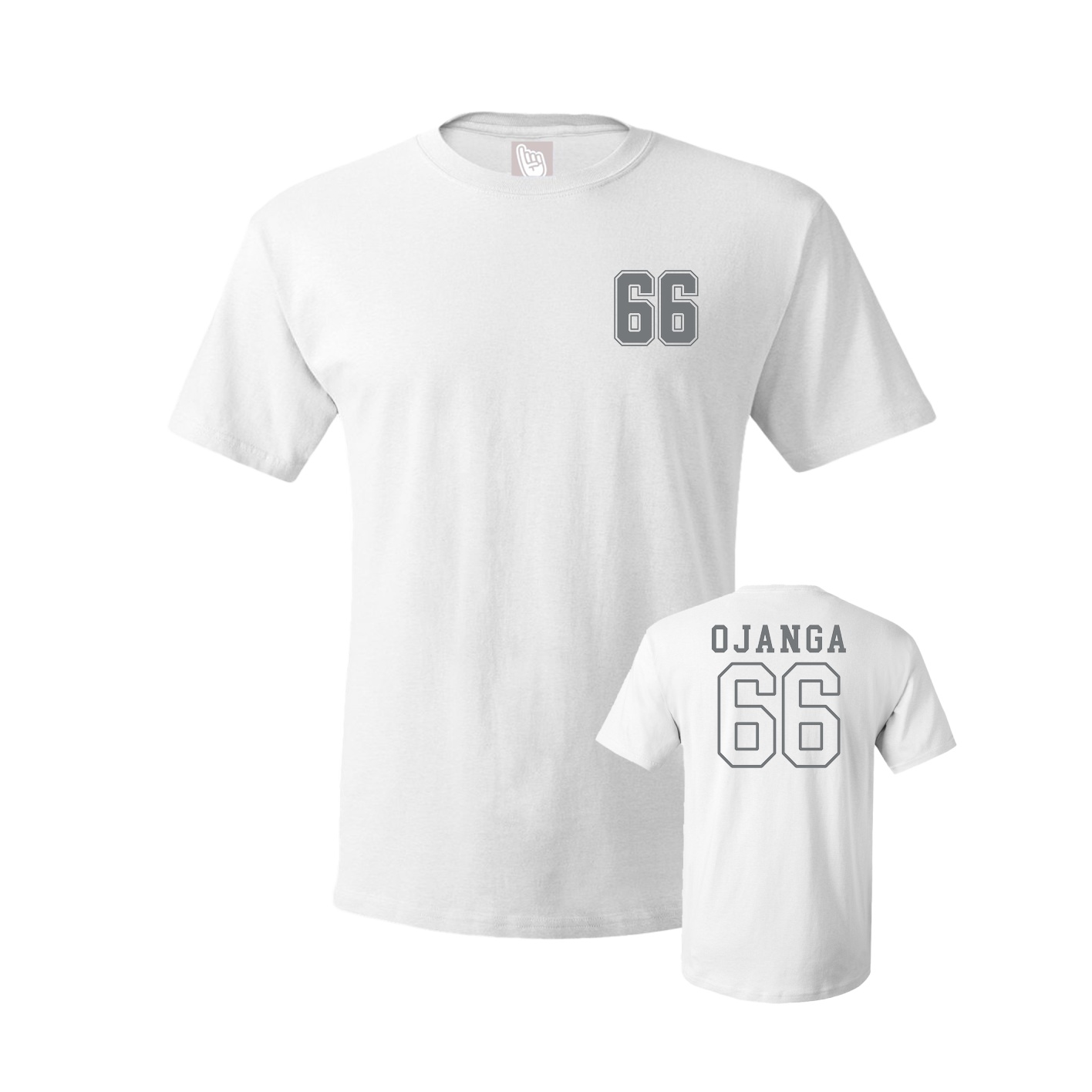 Tee — Chest Back in White
