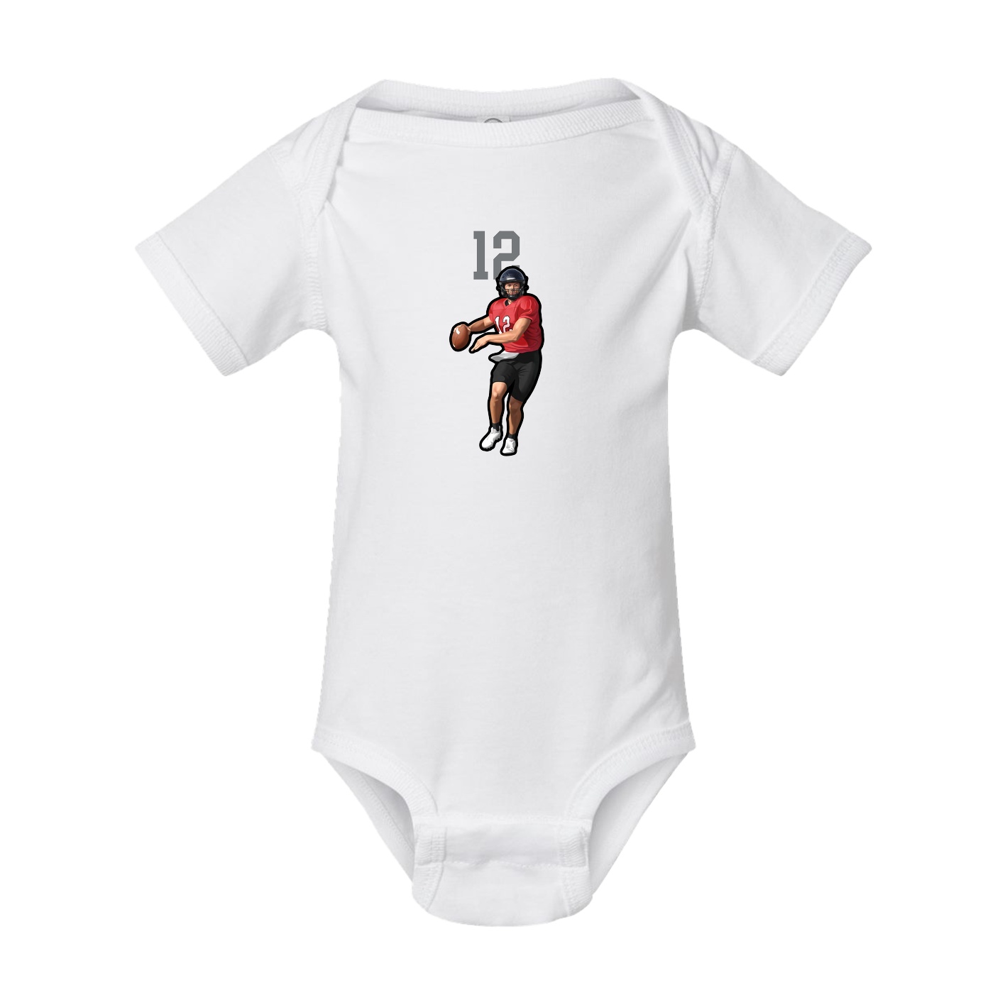 Baby Onesie — Number Top in White