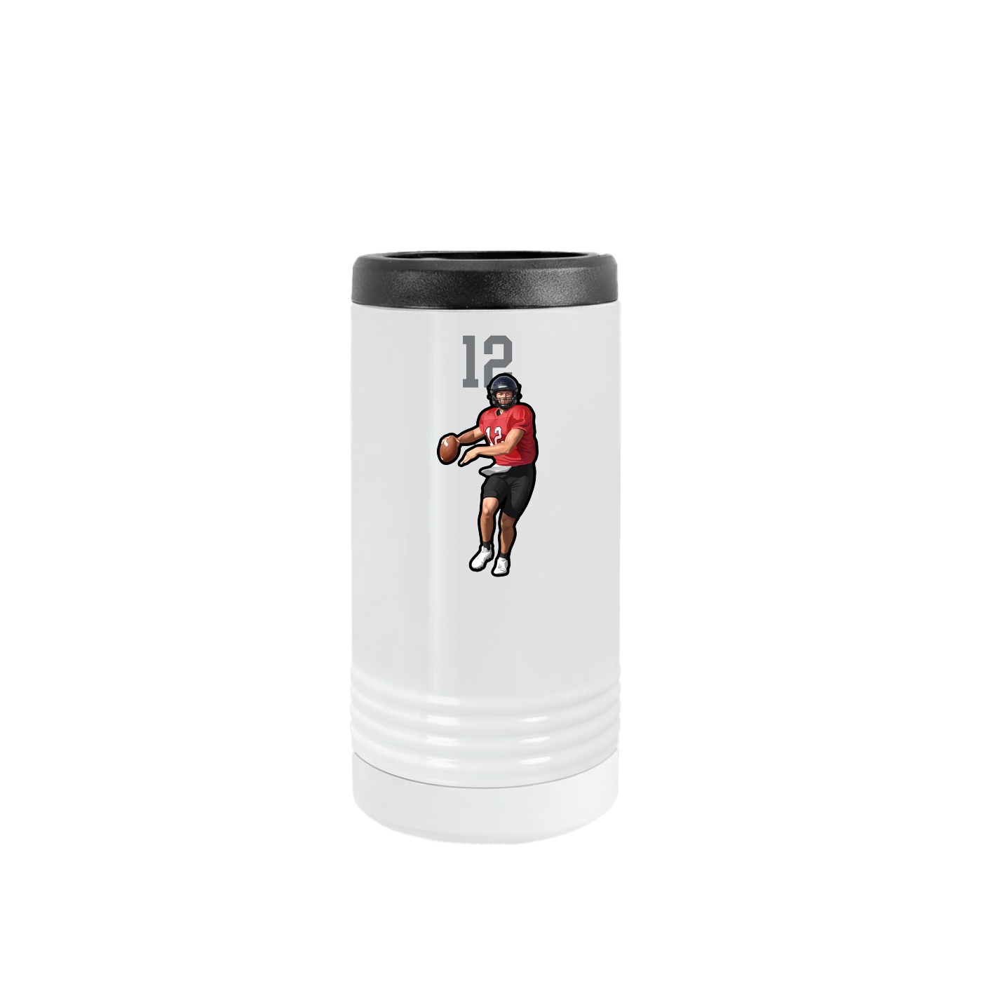 Slim Beverage Holder — Number Top in White