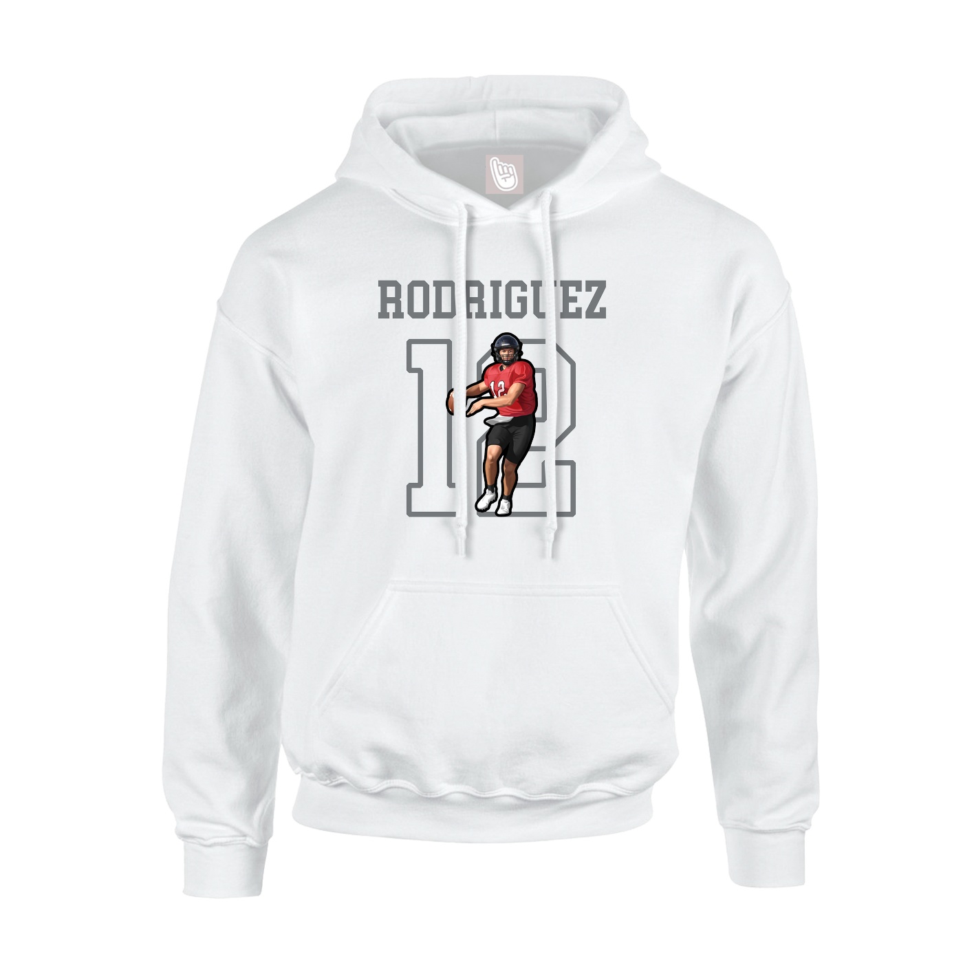 Youth Hoodie — Shirsey in White