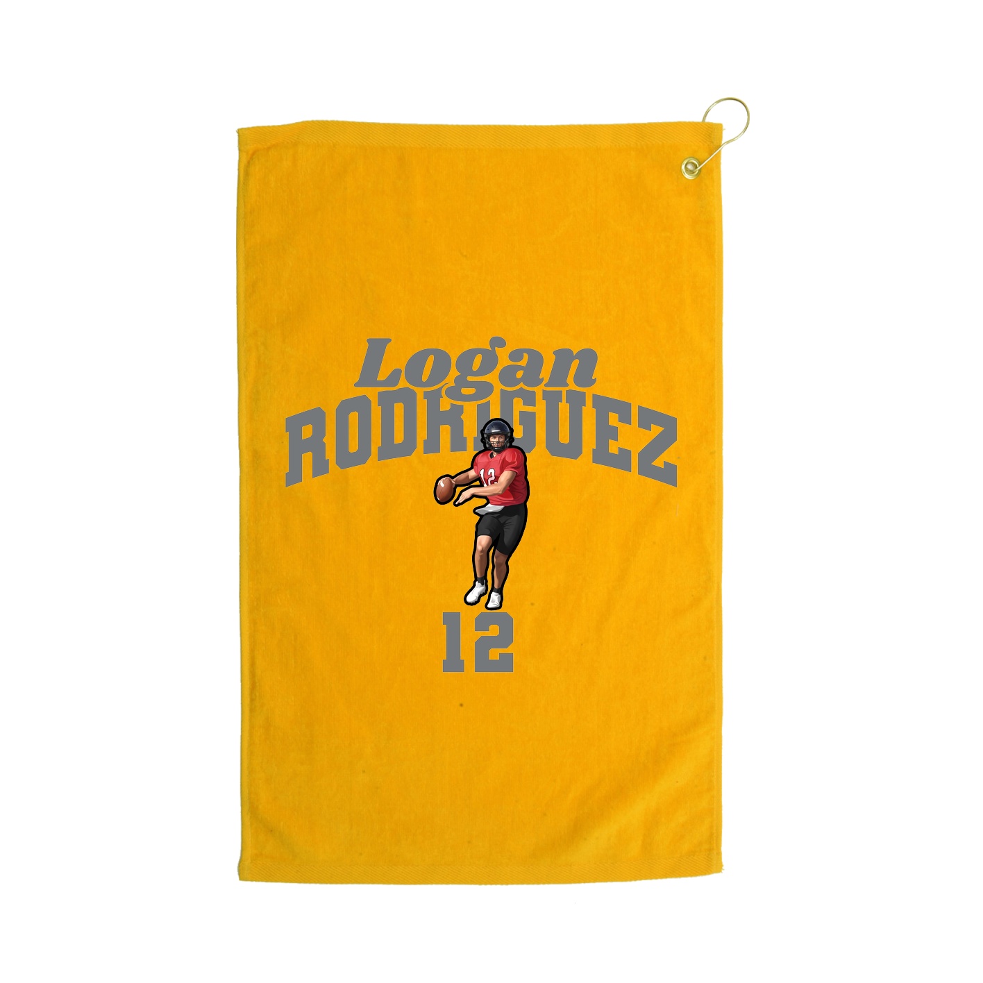 Golf Towel — Signature Arch in Gold