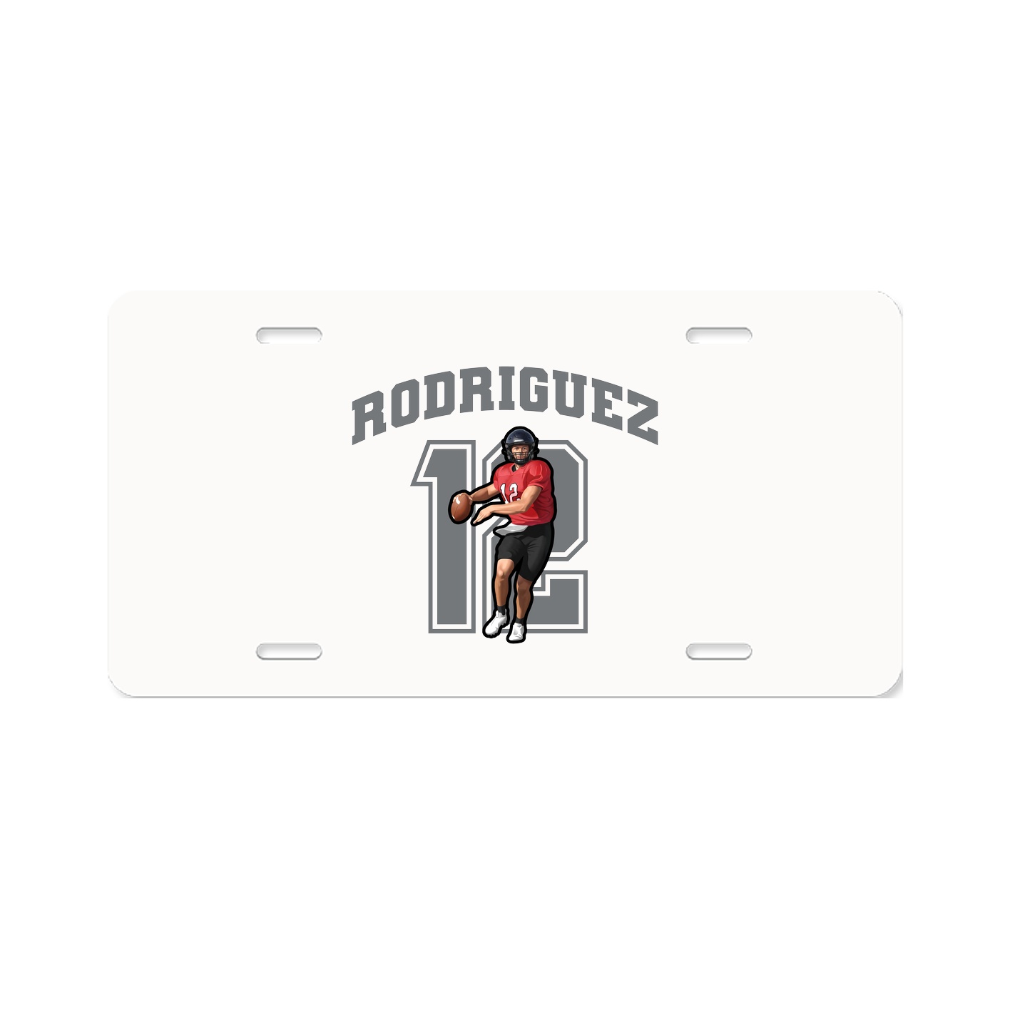 License Plate — Number in Classic