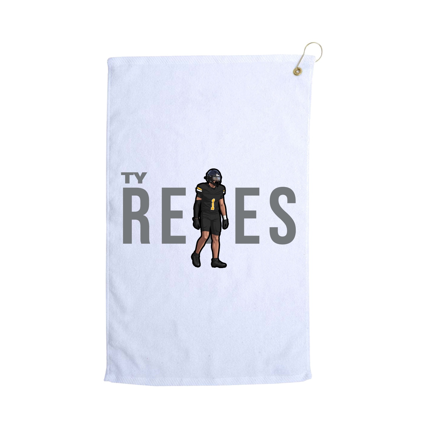 Golf Towel — Player Name in White