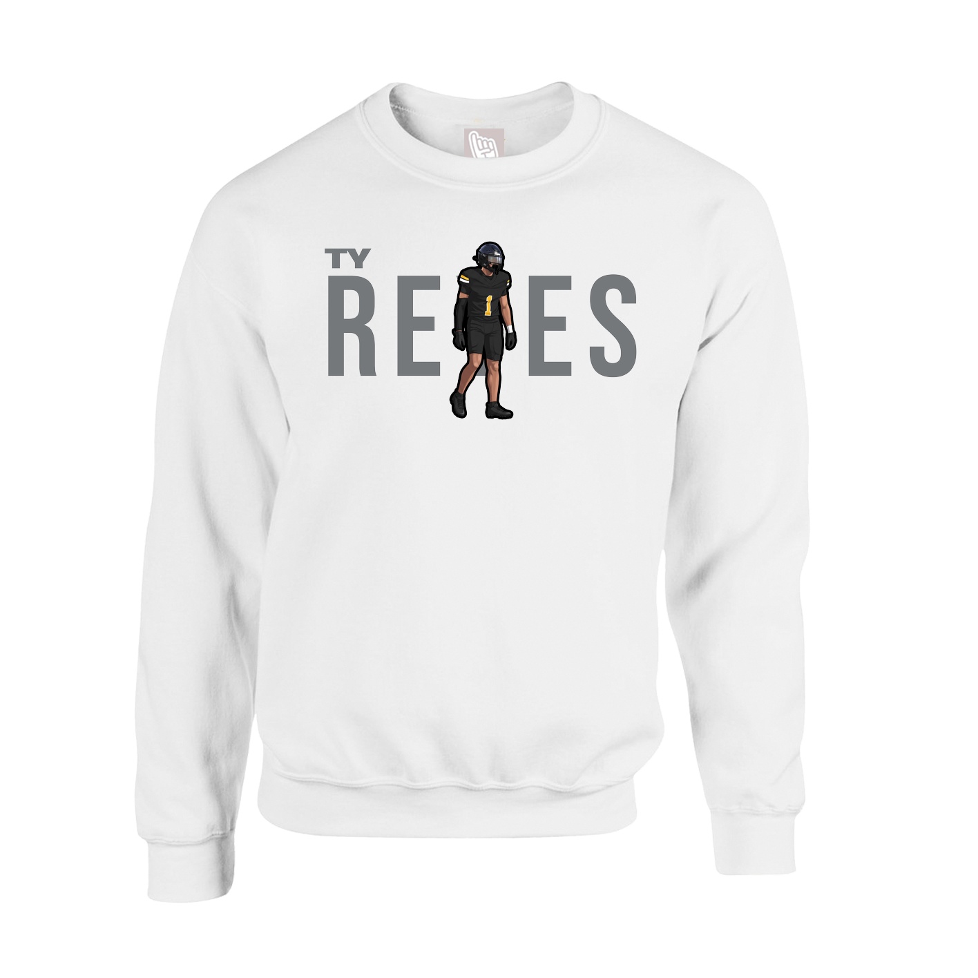Fleece Crew — Player Name in White