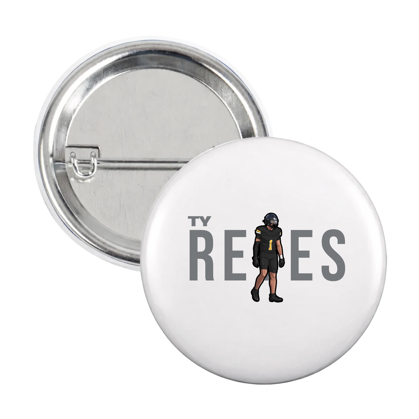 Game Day Button — Player Name in White