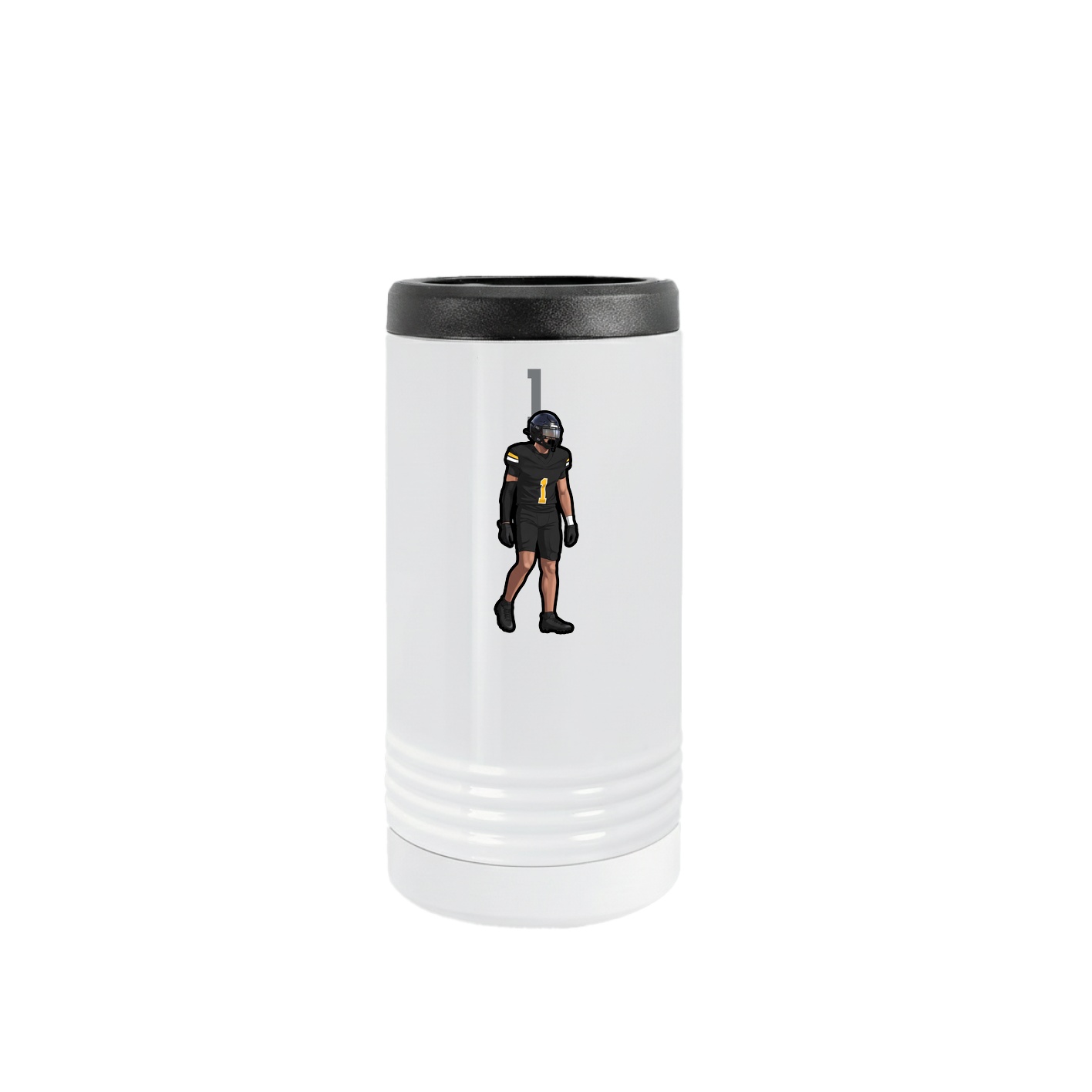 Slim Beverage Holder — Number Top in White