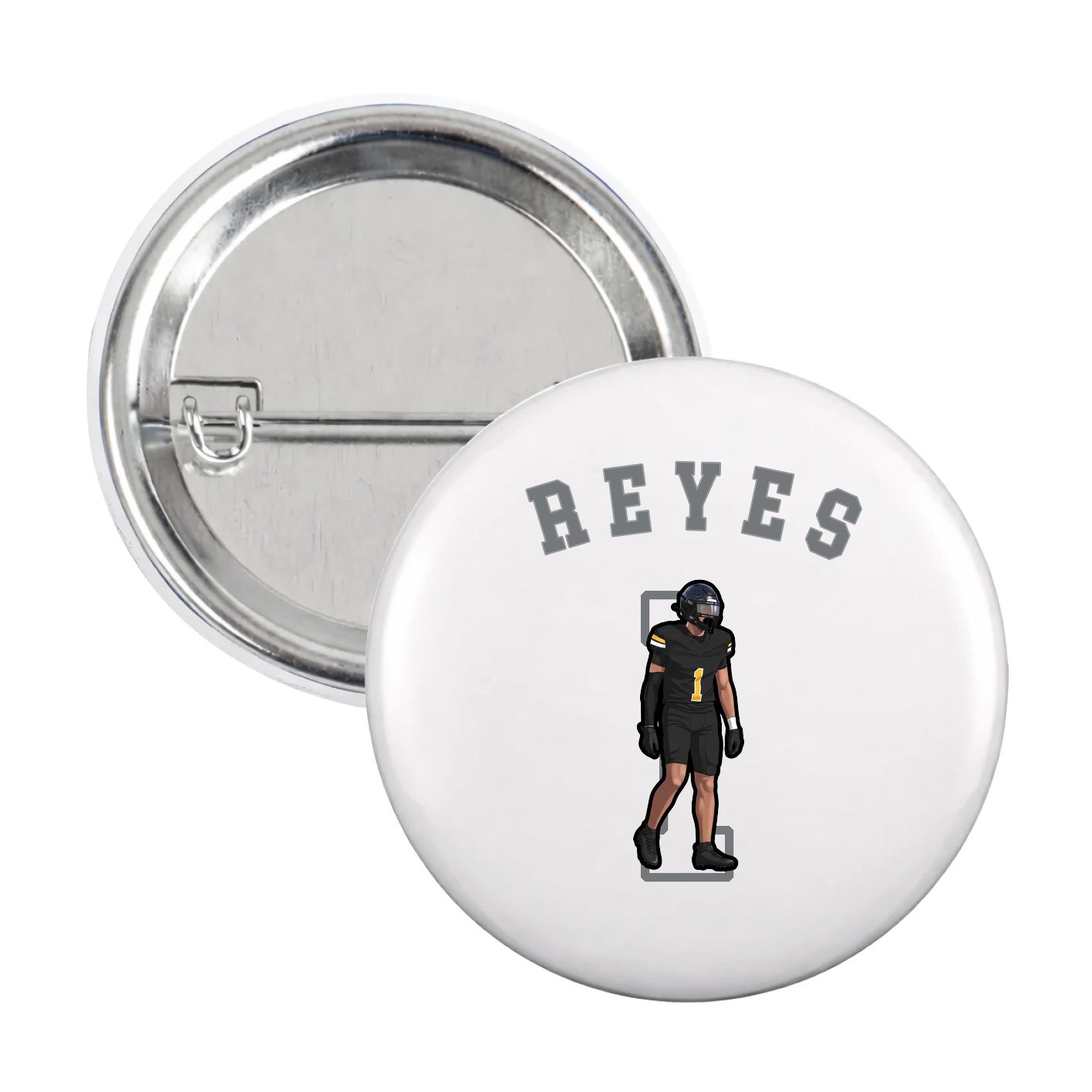 Game Day Button — Shirsey Arch in White