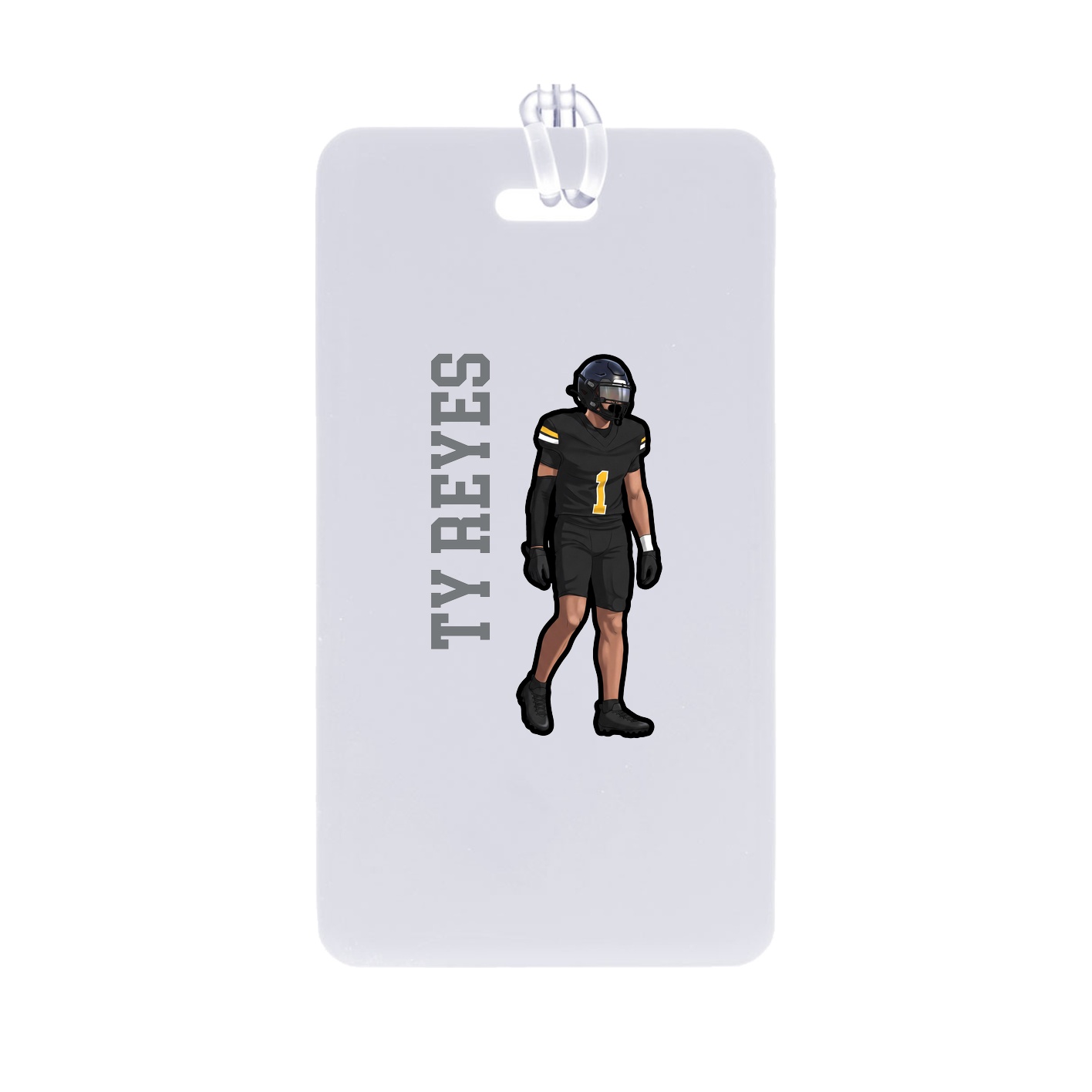 Bag Tag — Name Vertical in Classic