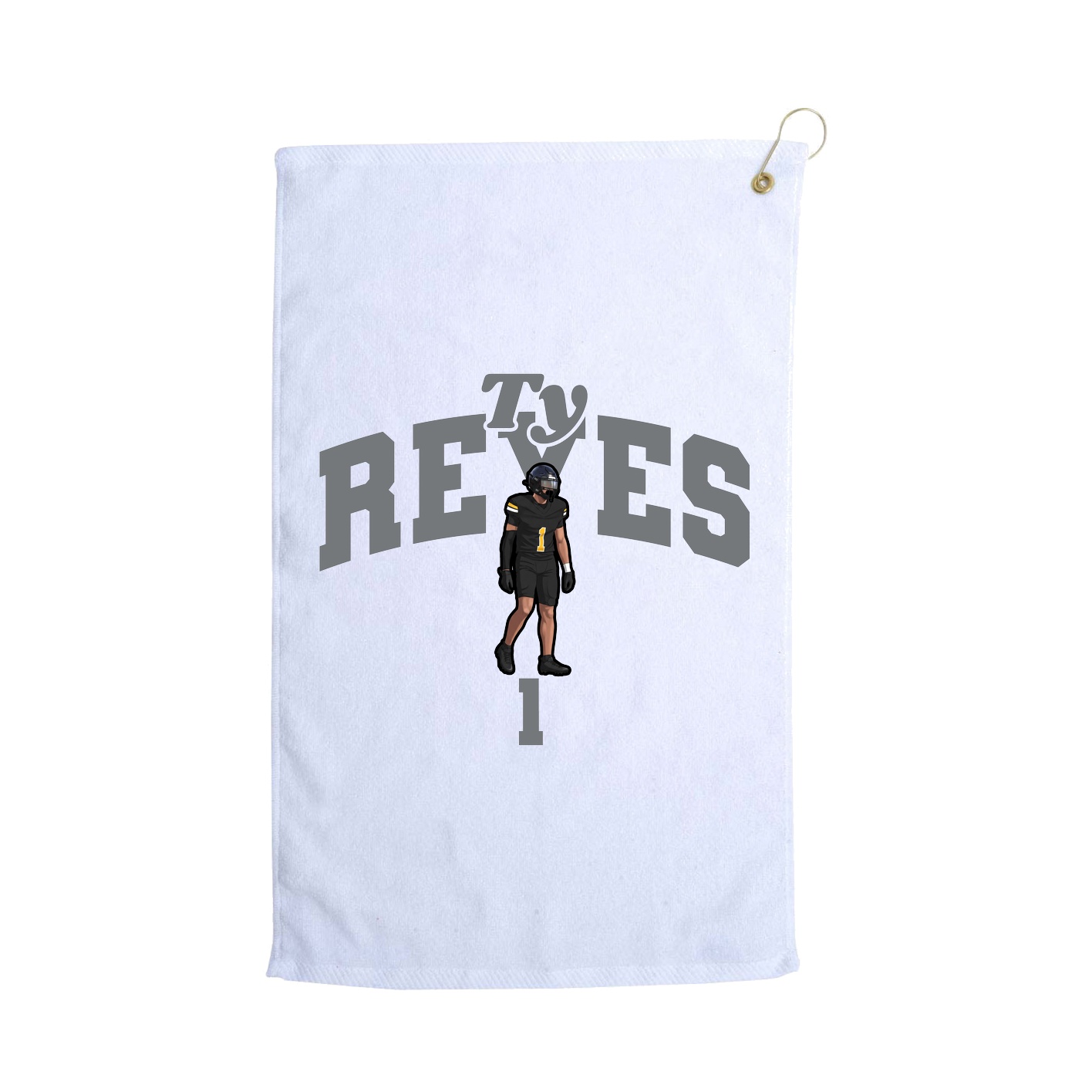 Golf Towel — Signature Arch in White