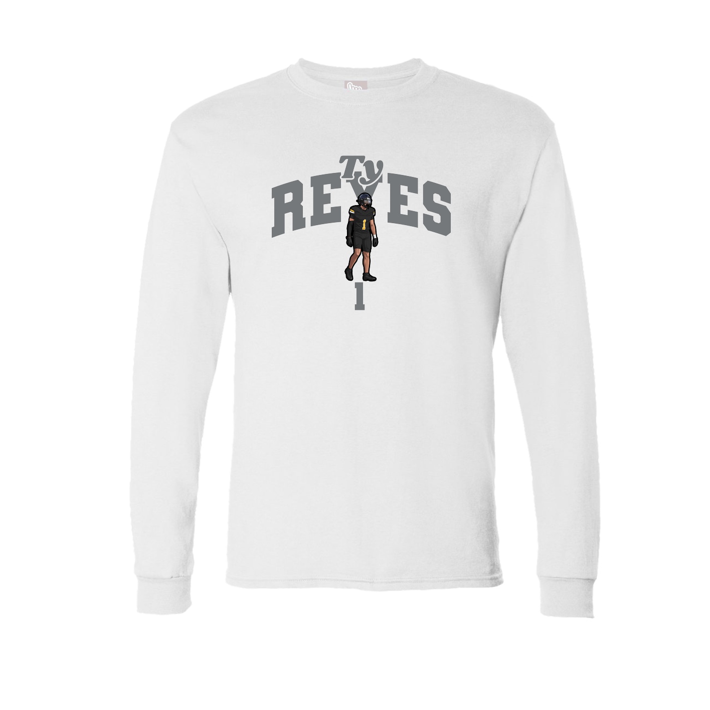 Long Sleeve Tee — Signature Arch in White
