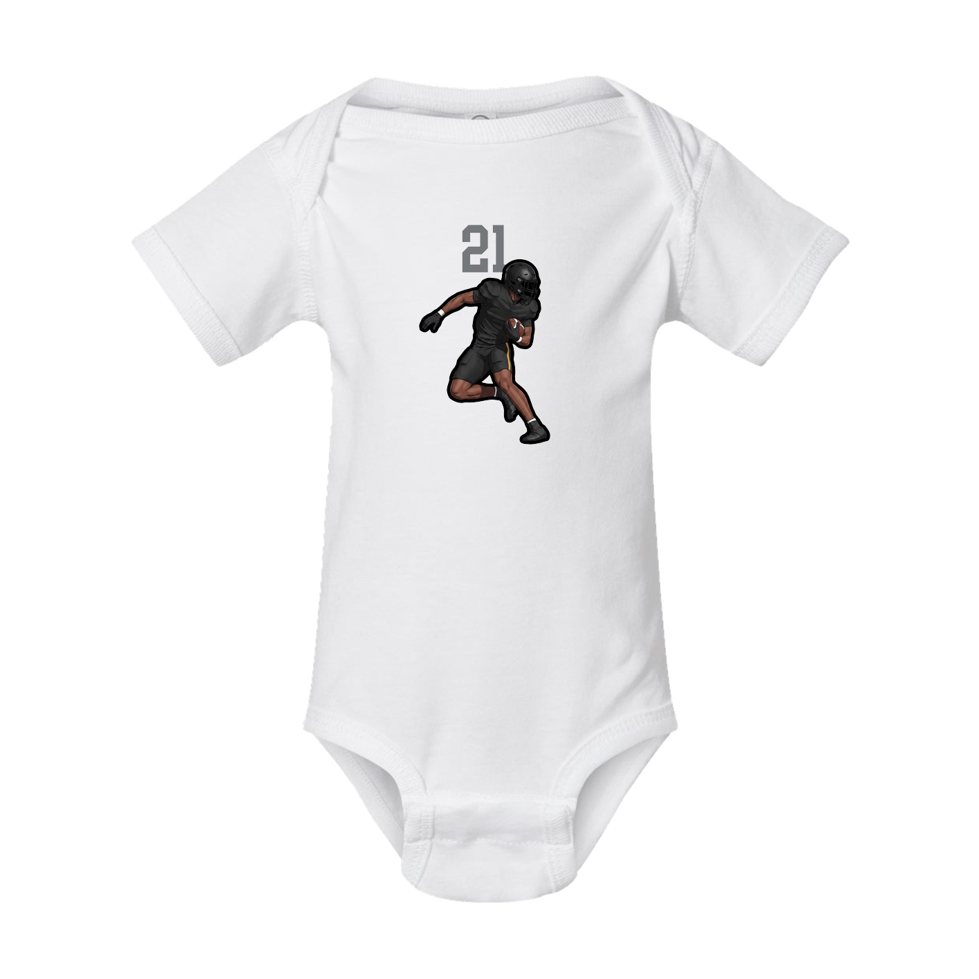 Baby Onesie — Number Top in White