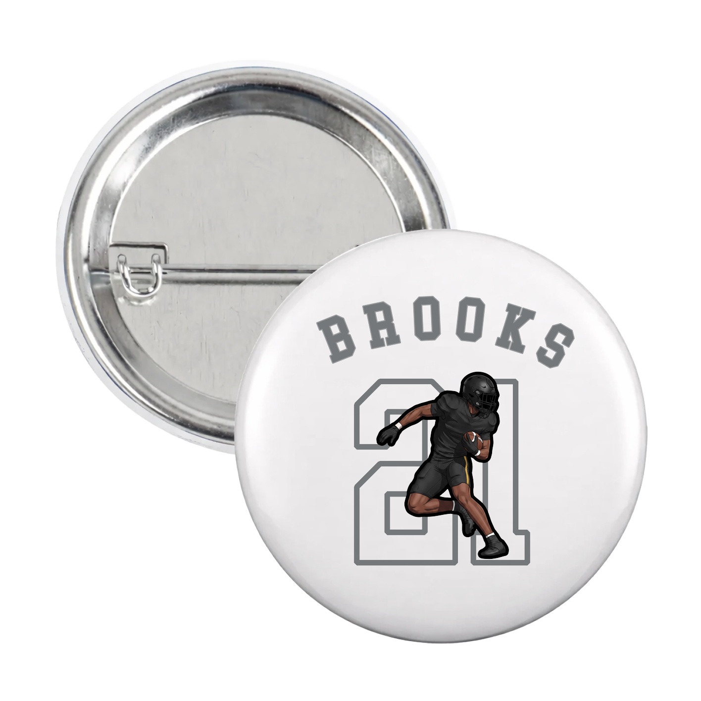 Game Day Button — Shirsey Arch in White