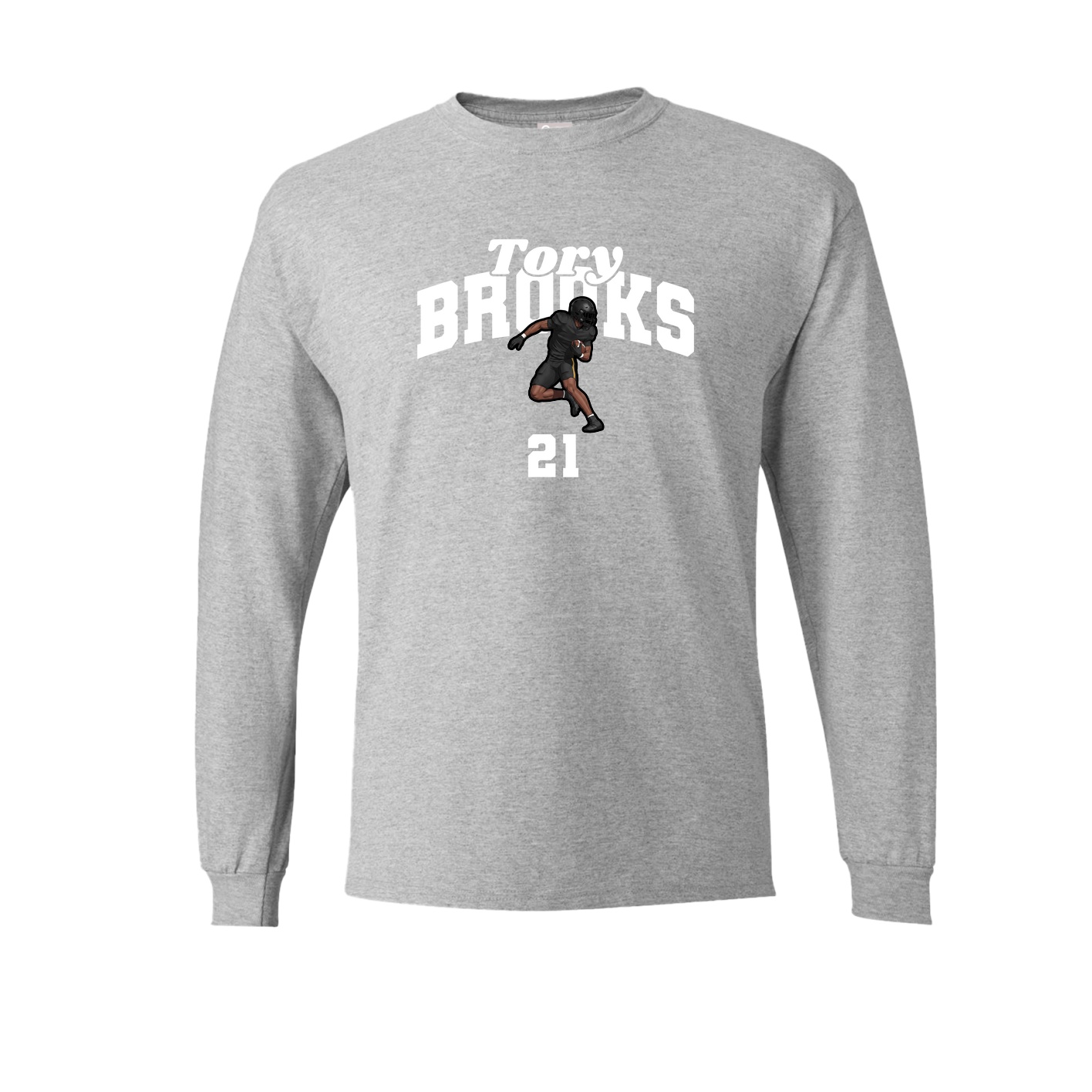 Long Sleeve Tee — Signature Arch in Grey