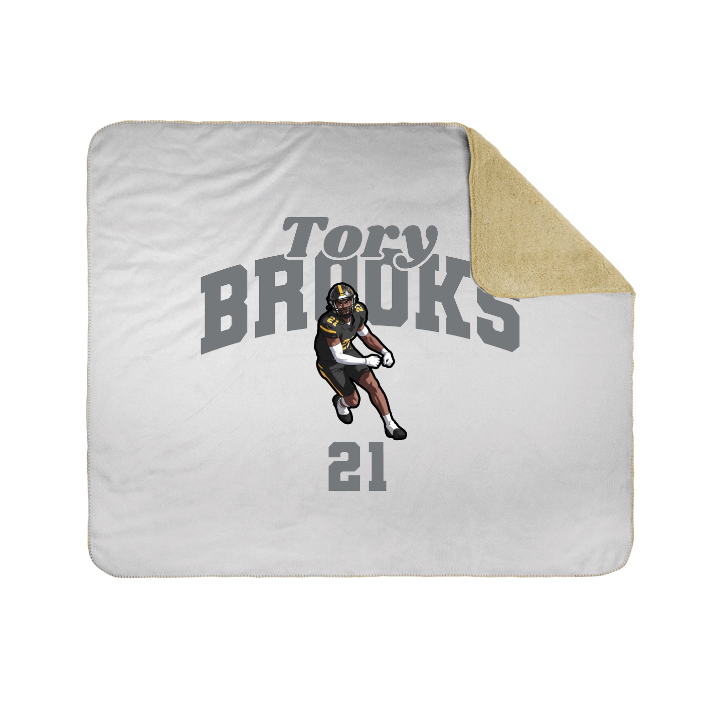 Throw Blanket — Signature Arch in White