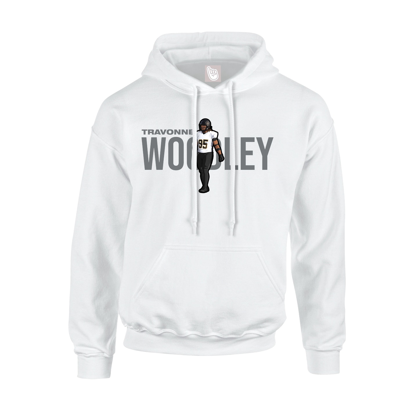 Hoodie — Player Name in White