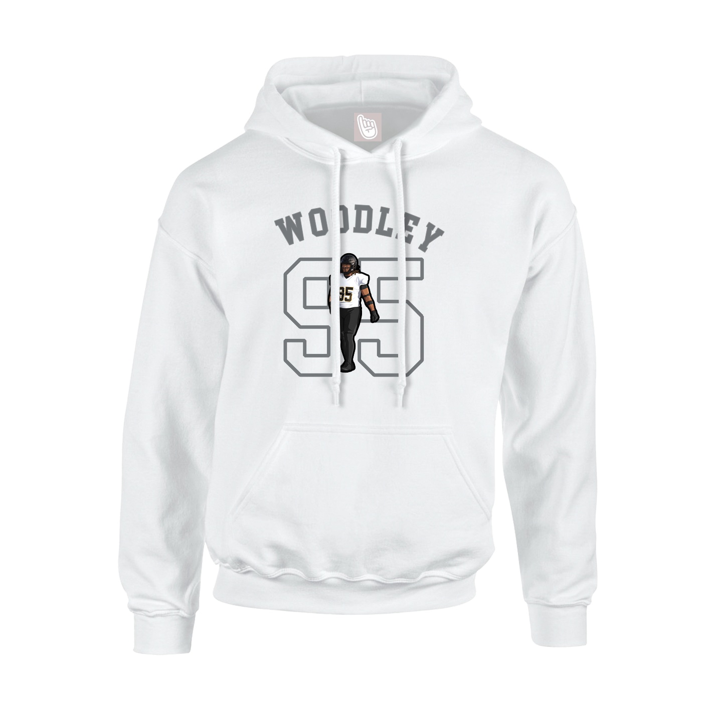 Hoodie — Shirsey Arch in White