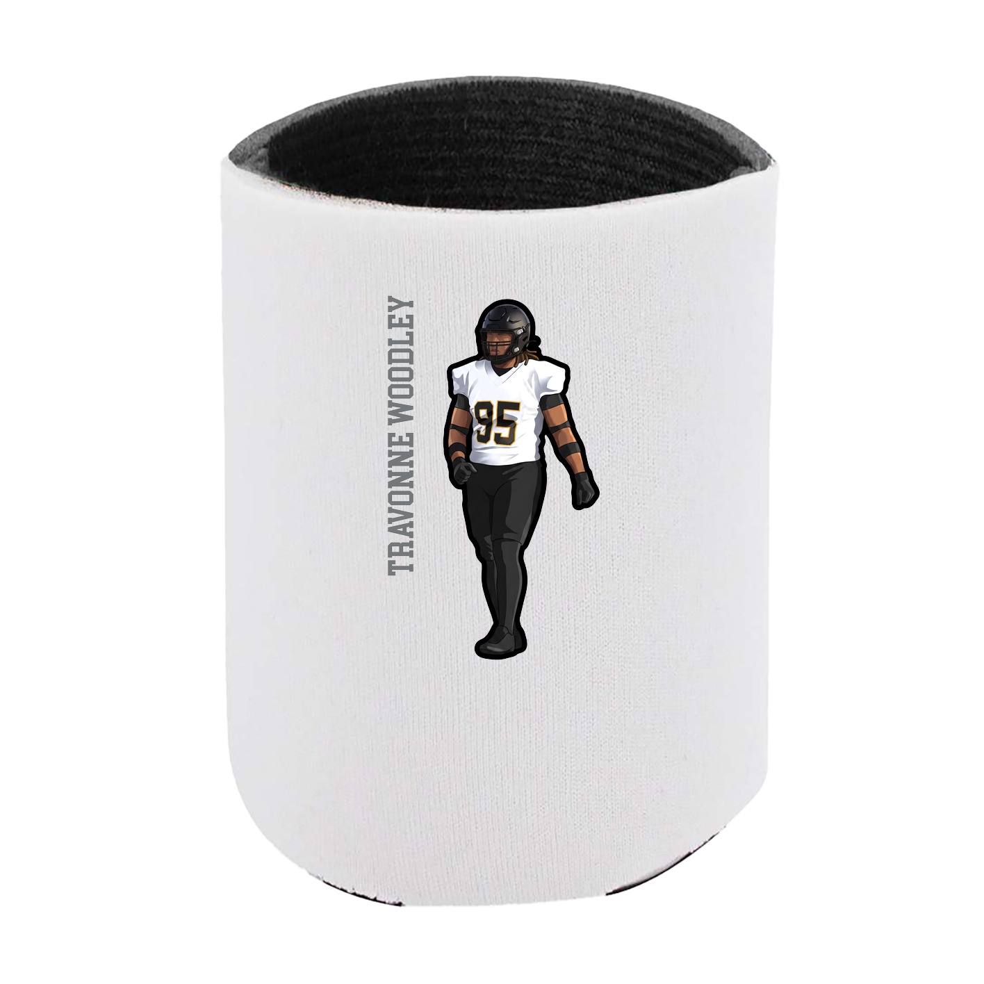 Can Holder — Name Vertical in White