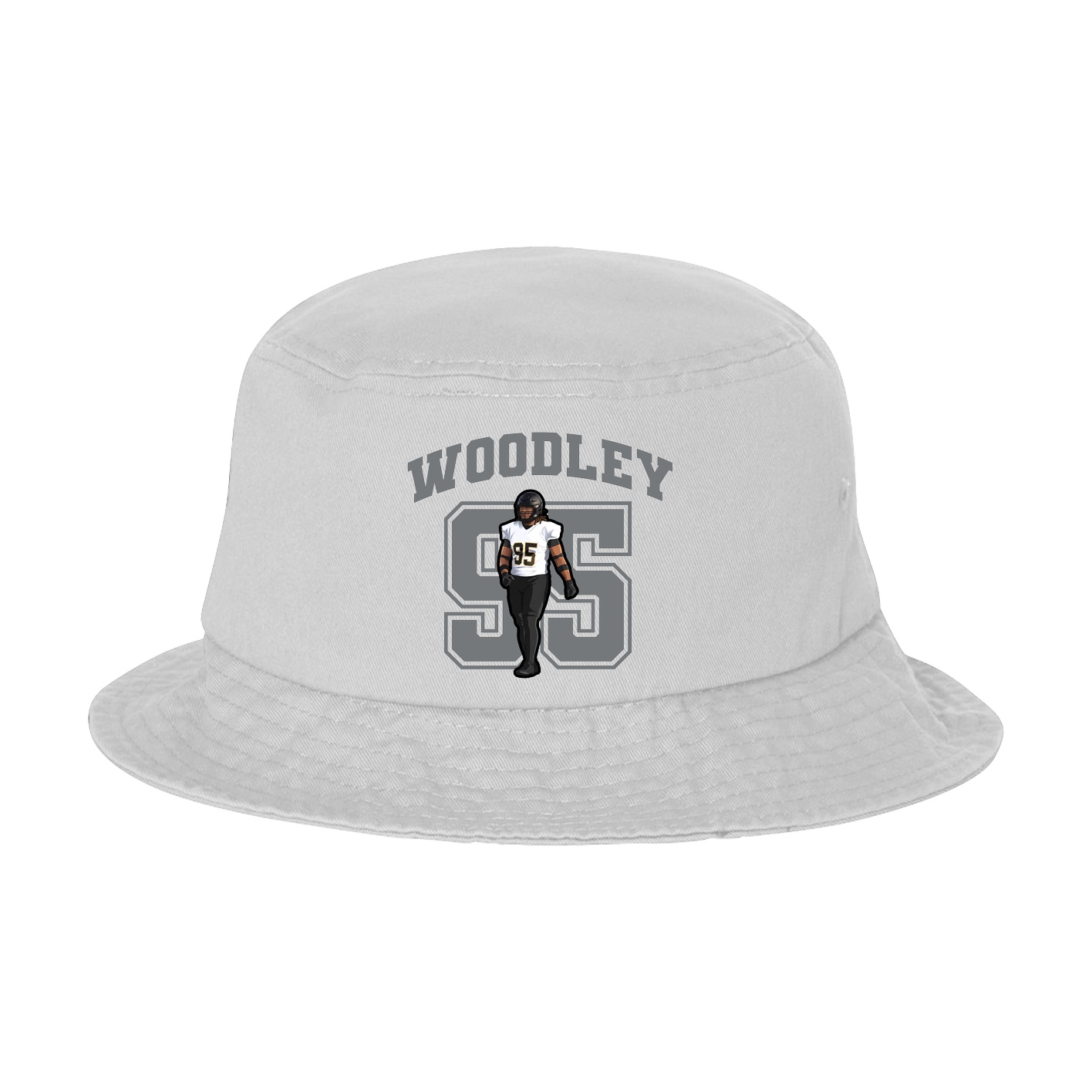 Bucket Cap — Number in White