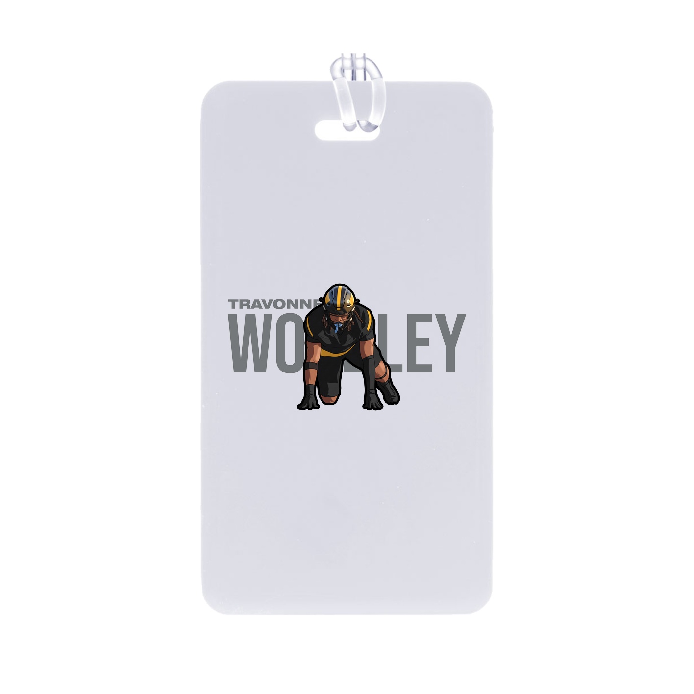 Bag Tag — Player Name in Classic