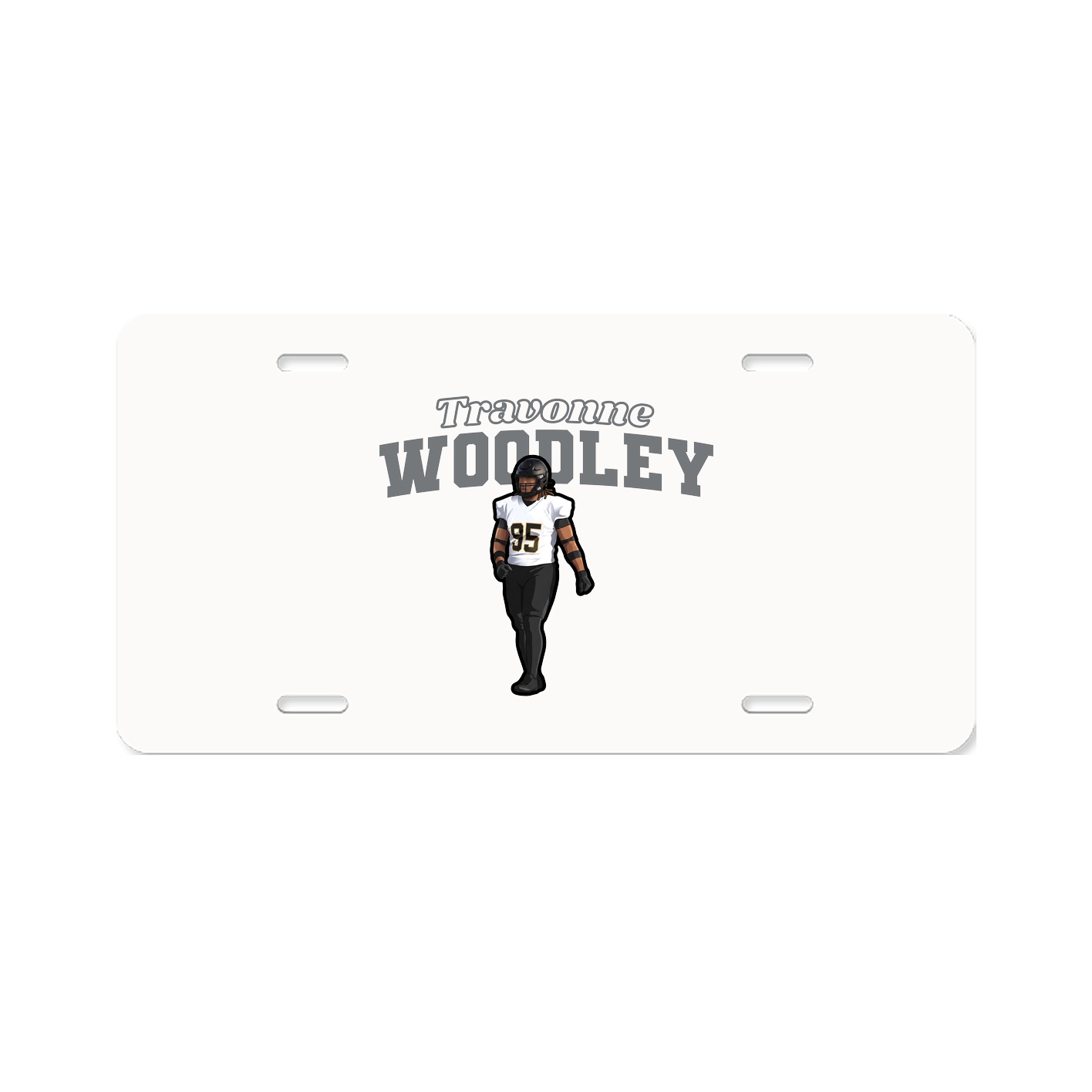 License Plate — Name Arch in Classic