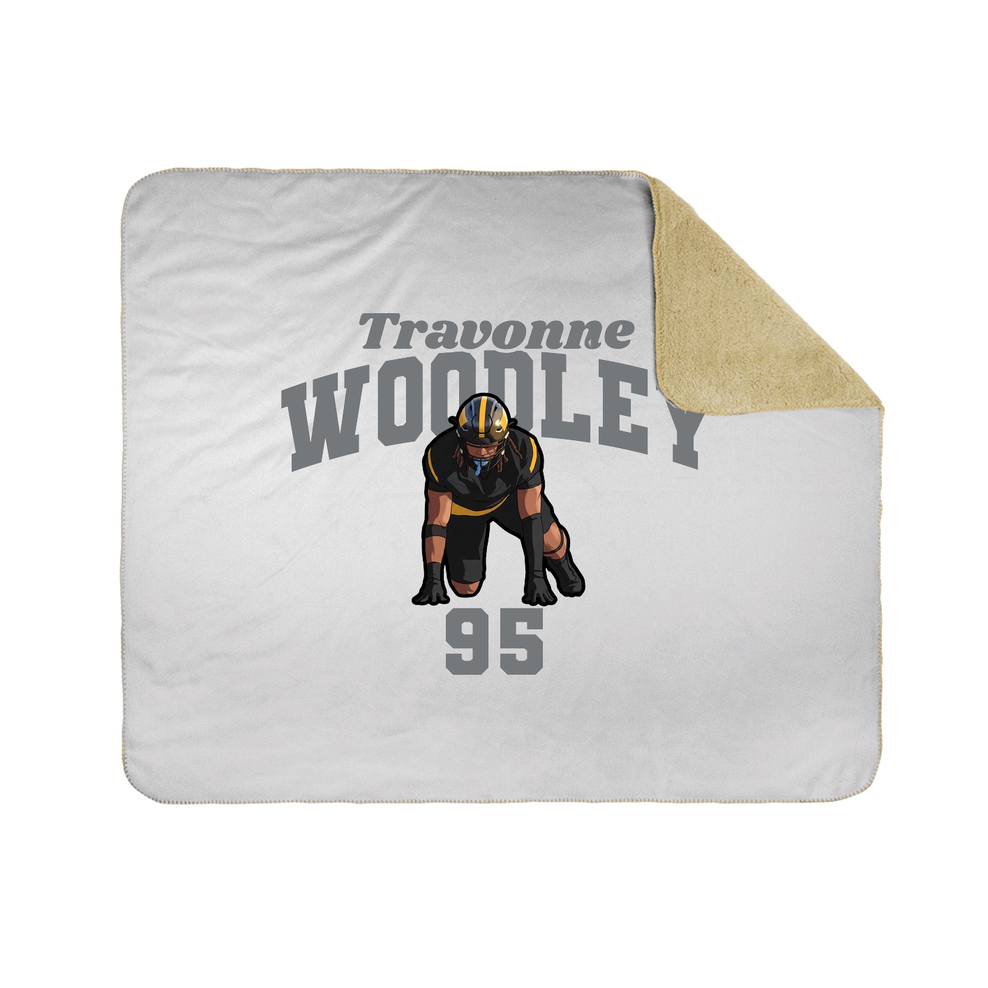 Throw Blanket — Signature Arch in White