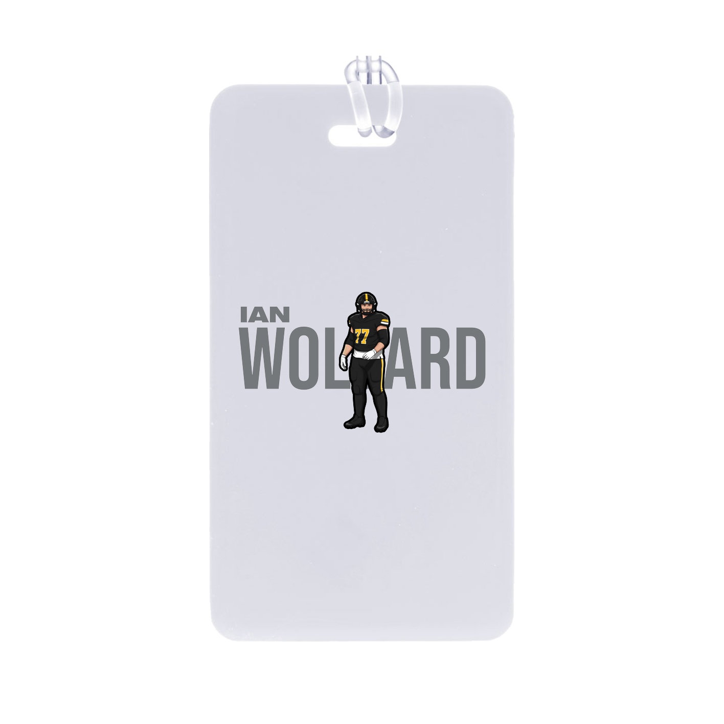 Bag Tag — Player Name in Classic