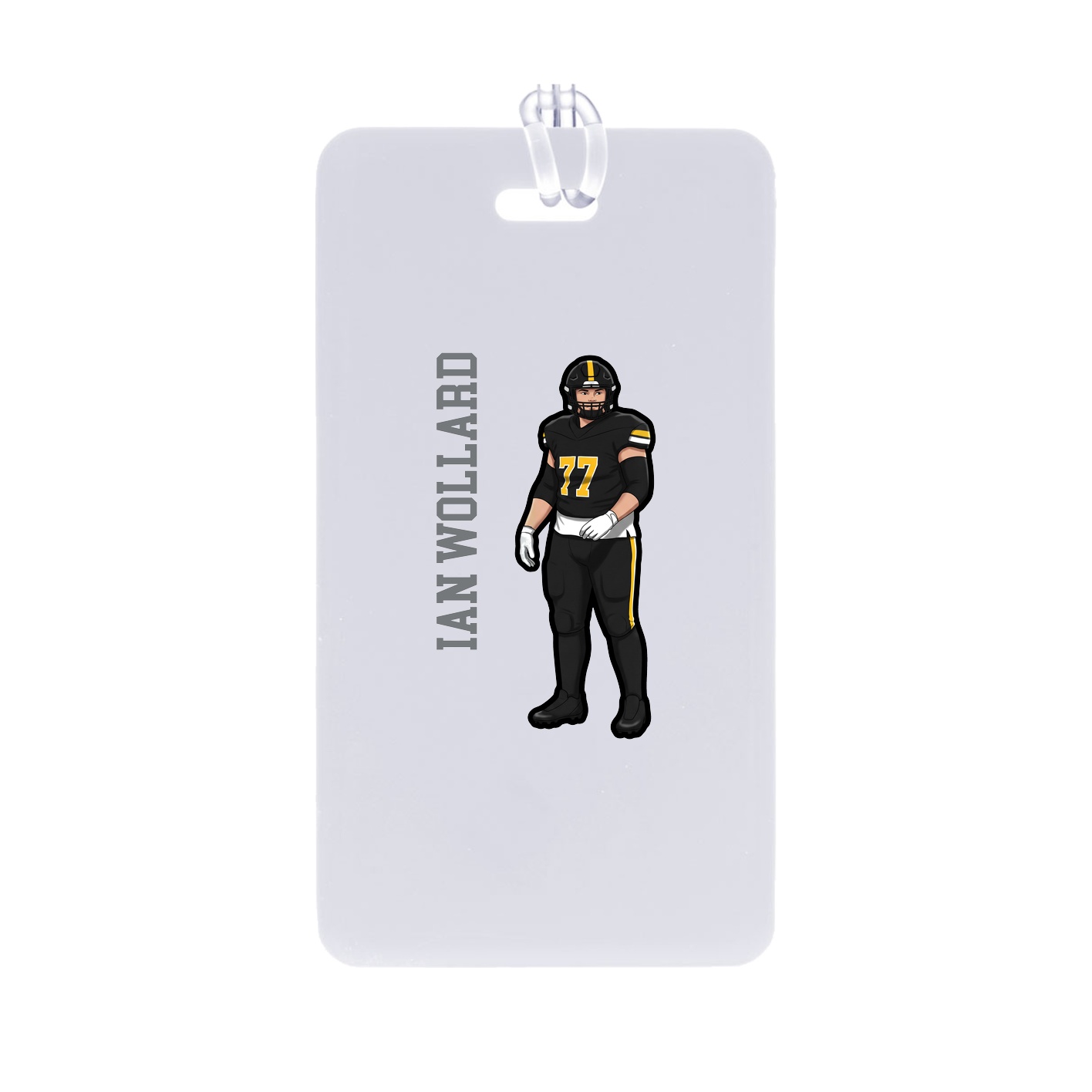 Bag Tag — Name Vertical in Classic