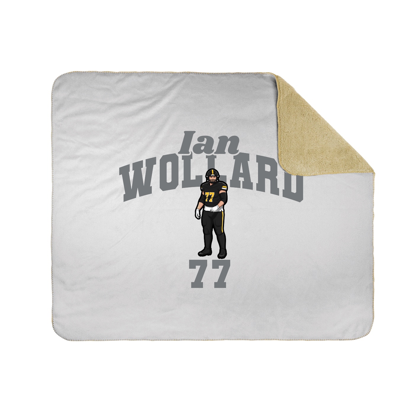 Throw Blanket — Signature Arch in White