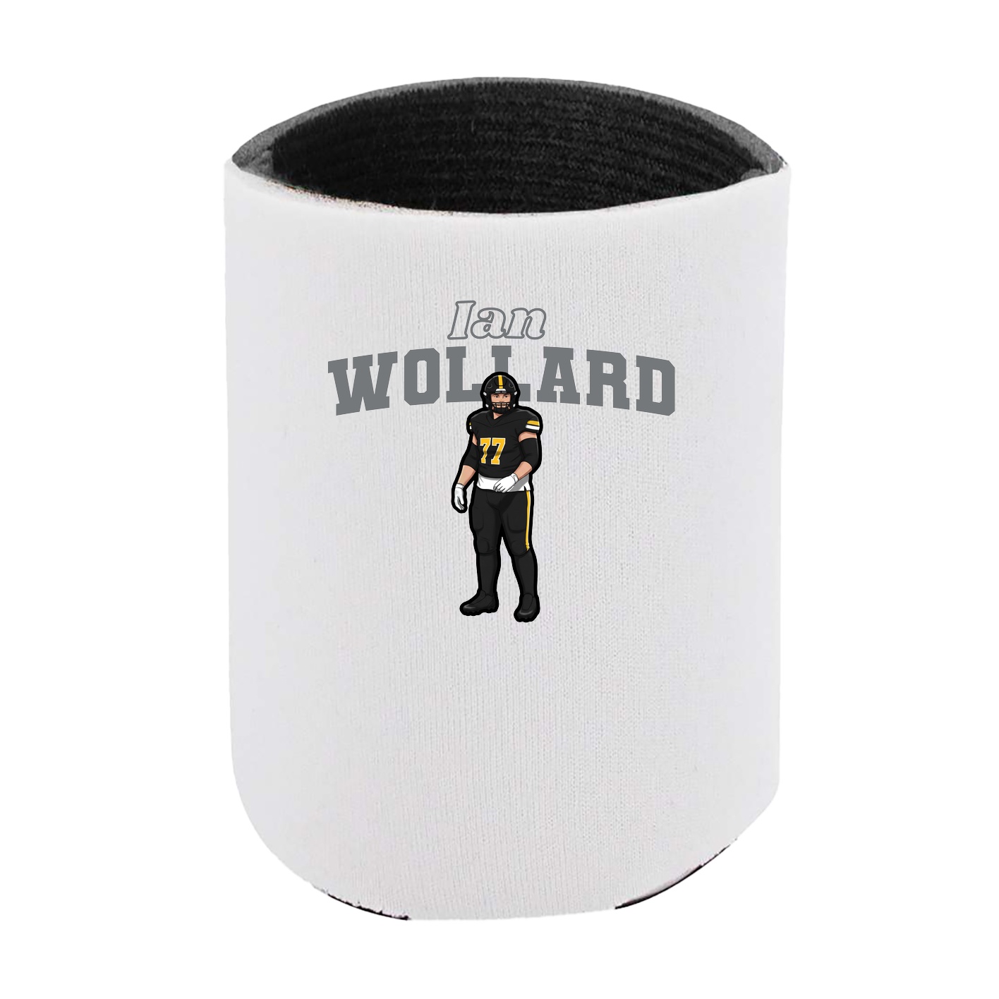 Can Holder — Name Arch in White