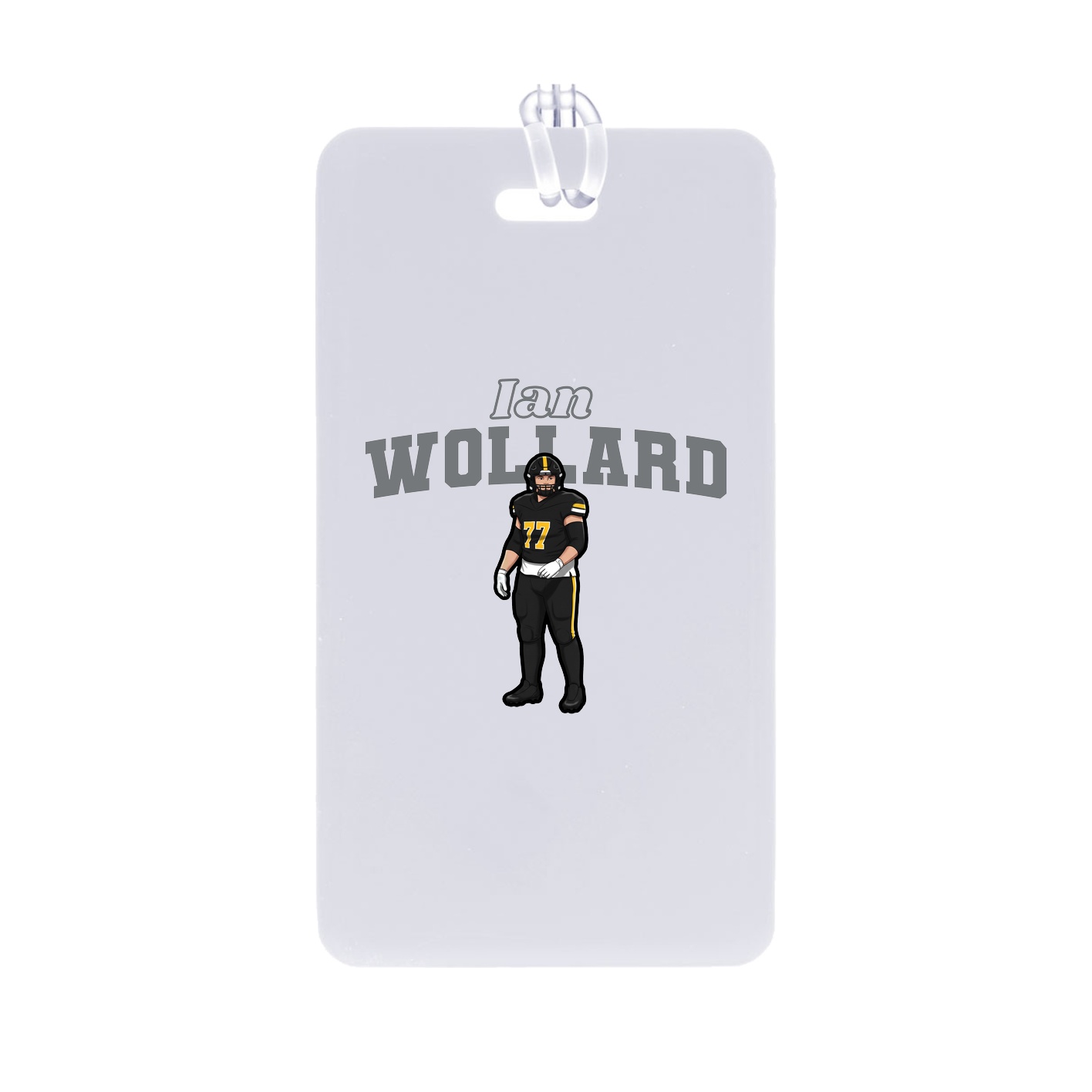 Bag Tag — Name Arch in Classic