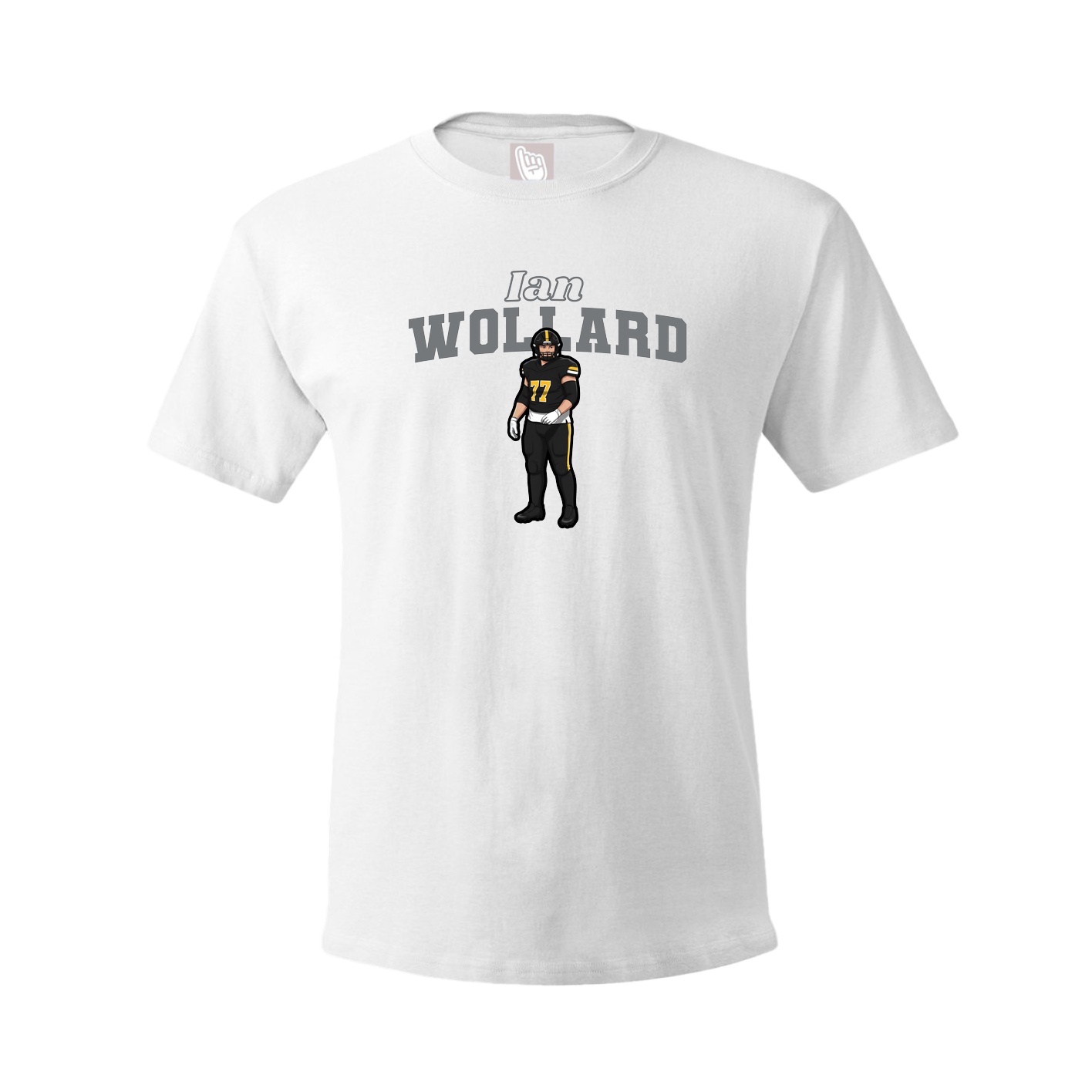 Tee — Name Arch in White