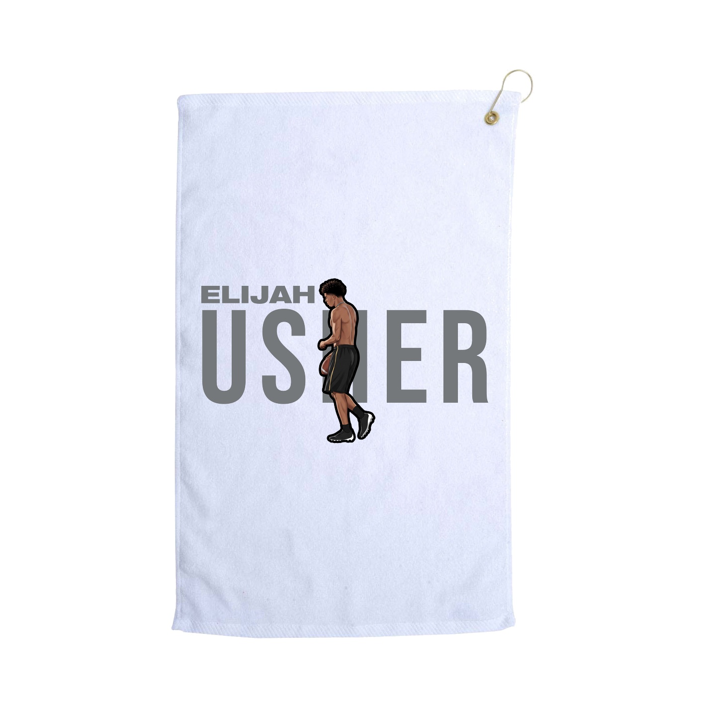 Golf Towel — Player Name in White